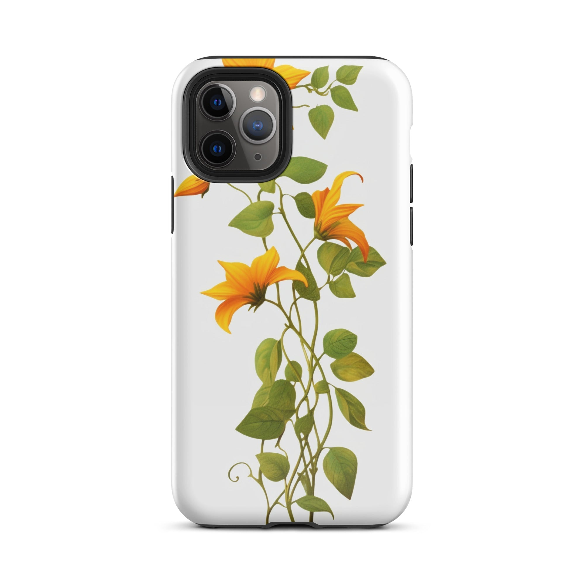 Black-Eyed Susan Vine Flower iPhone Case by Visual Verse - Image 3