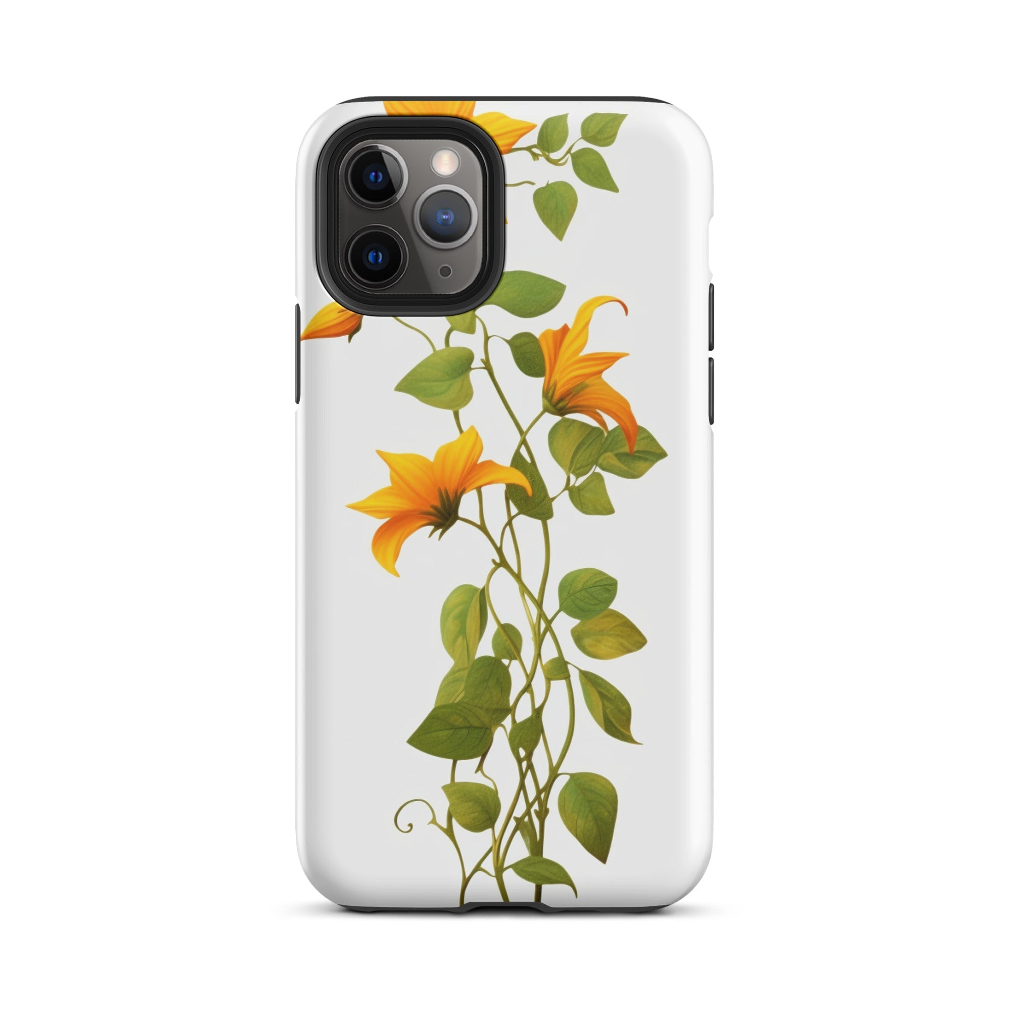 Black-Eyed Susan Vine Flower iPhone Case by Visual Verse - Image 4