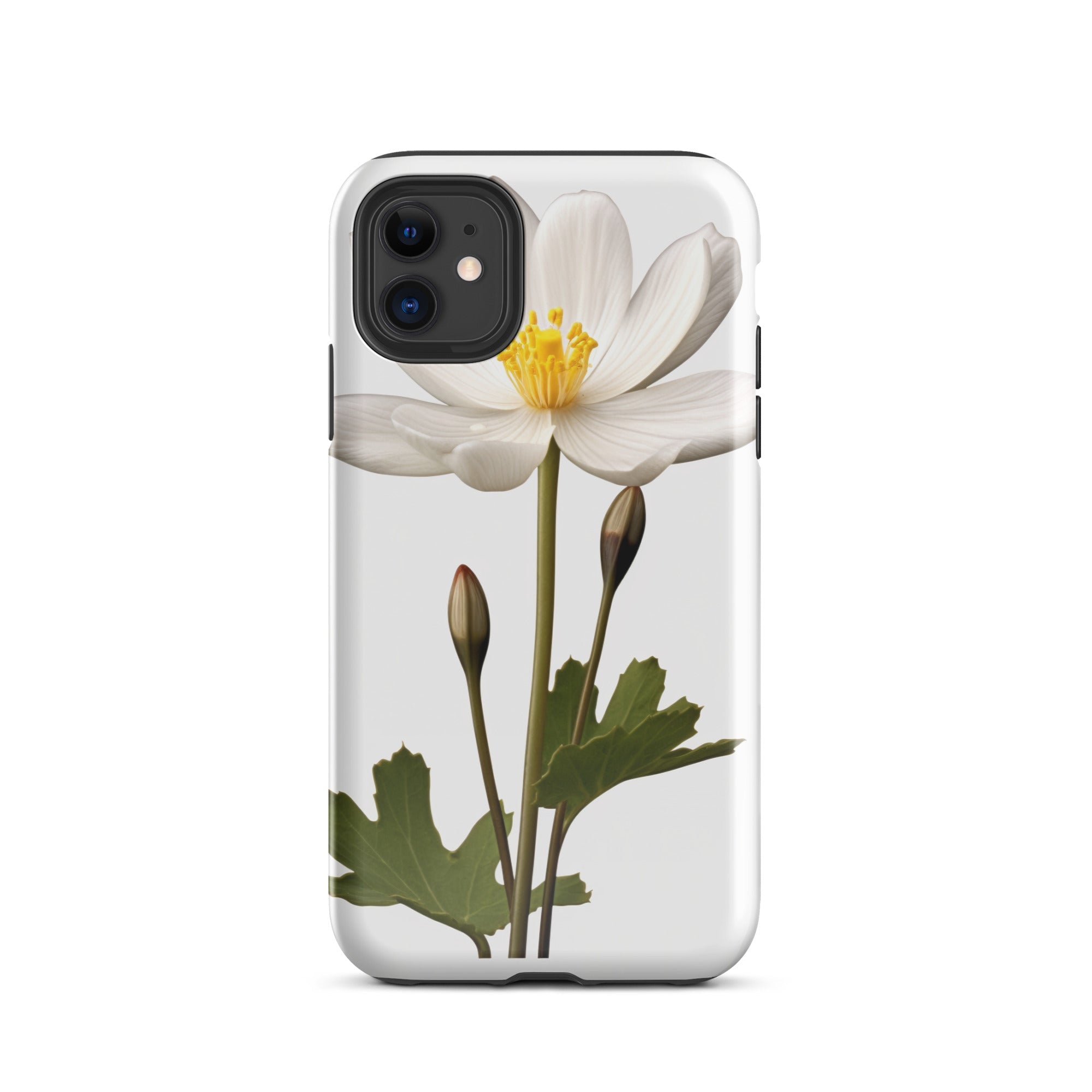 Bloodroot Flower iPhone Case by Visual Verse - Image 1