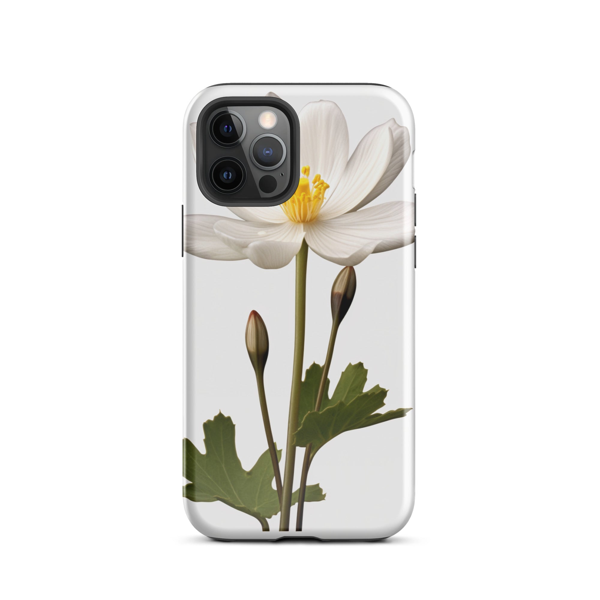Bloodroot Flower iPhone Case by Visual Verse - Image 11