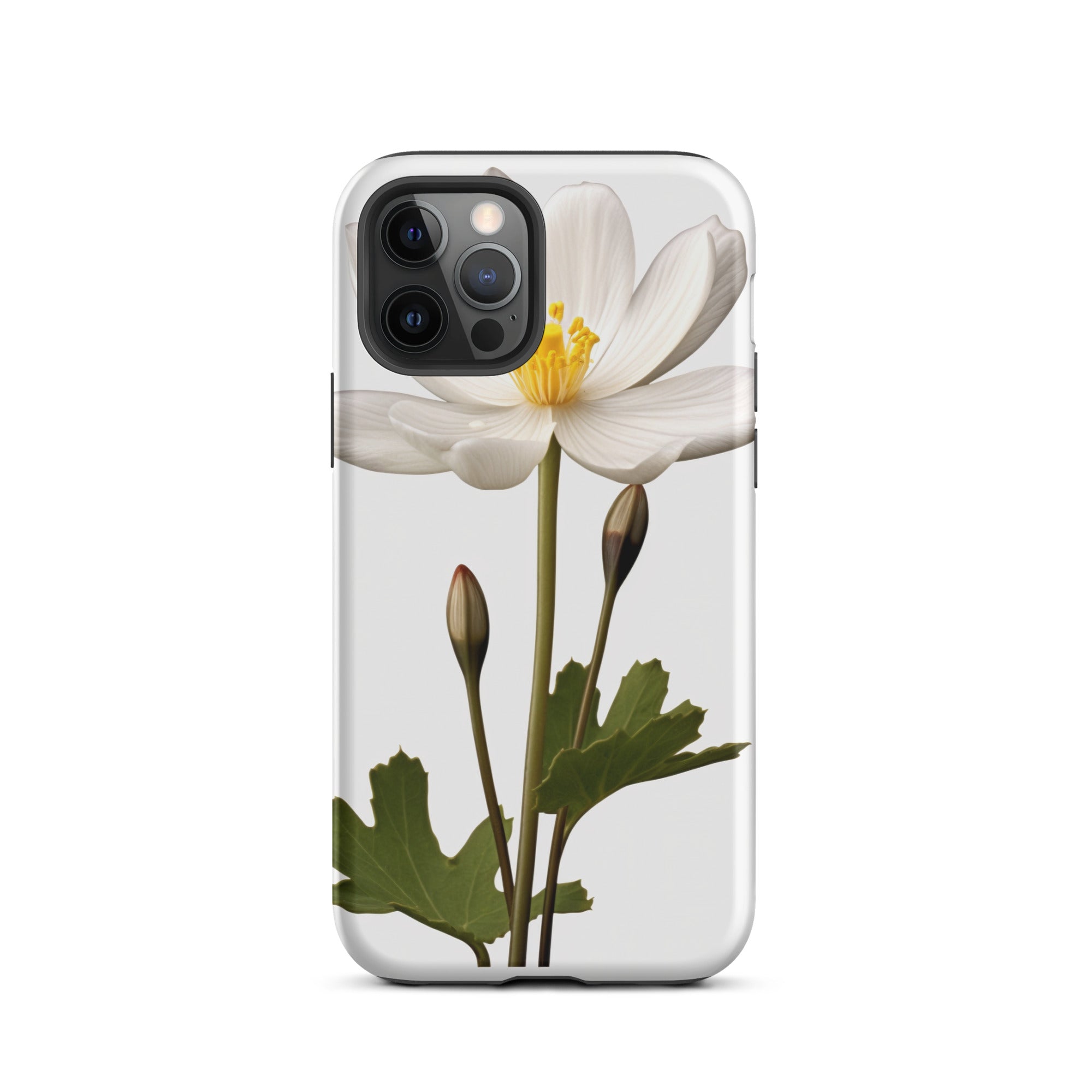 Bloodroot Flower iPhone Case by Visual Verse - Image 12