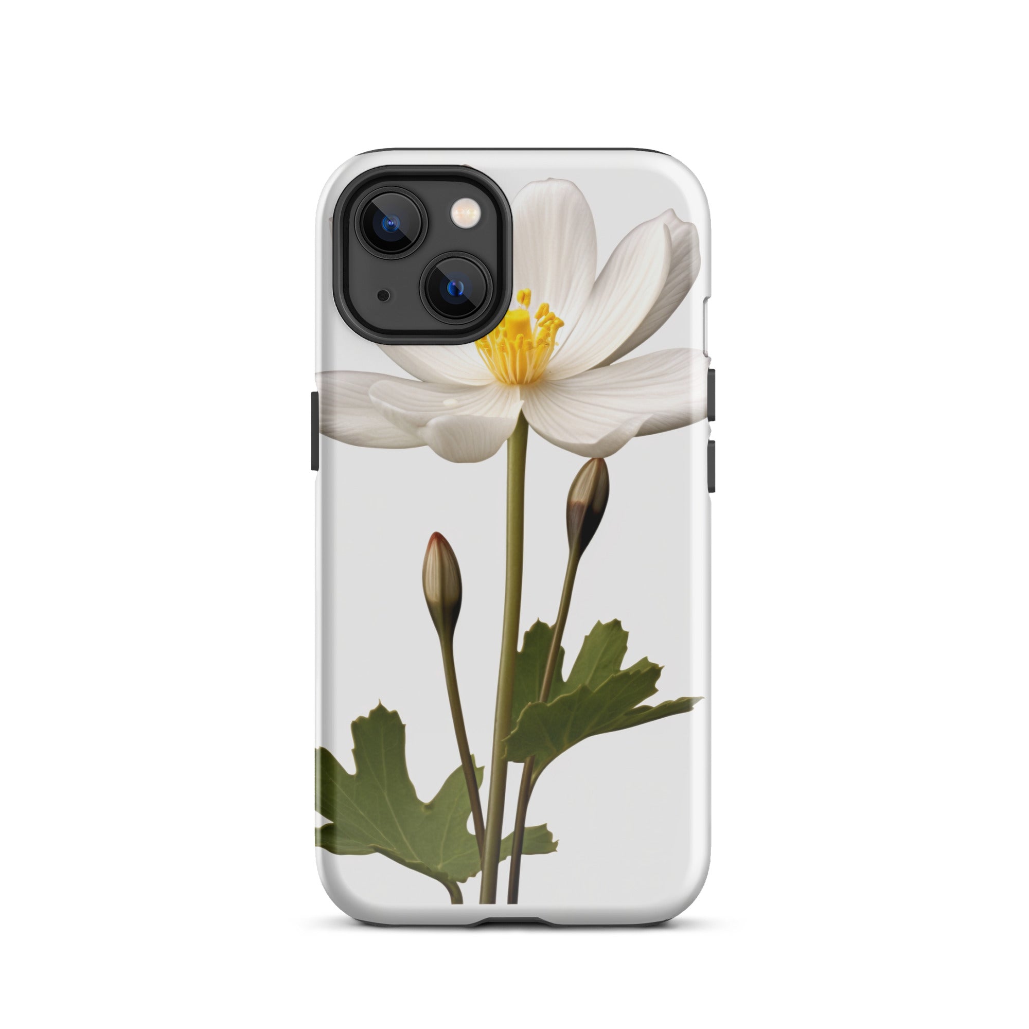 Bloodroot Flower iPhone Case by Visual Verse - Image 17