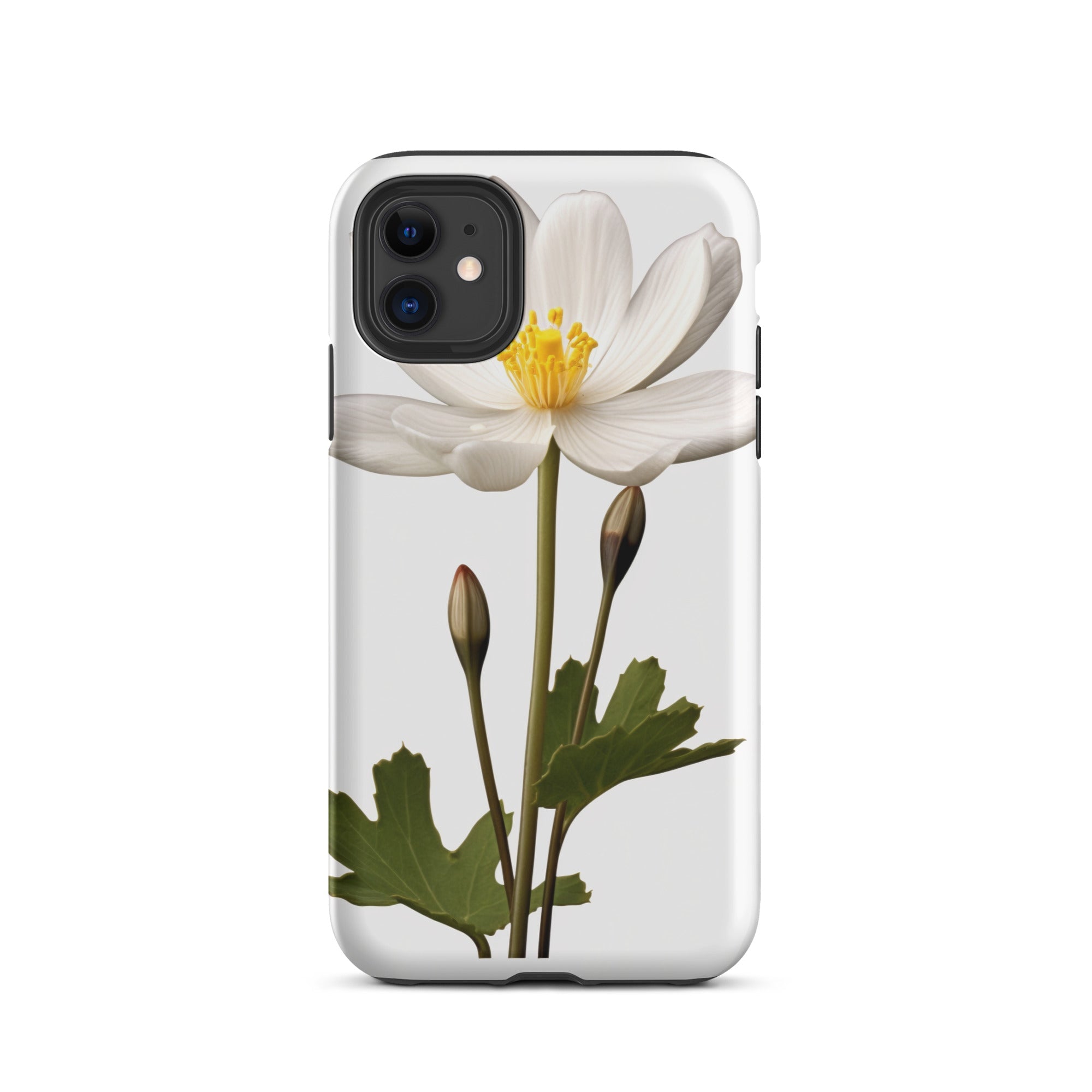 Bloodroot Flower iPhone Case by Visual Verse - Image 2
