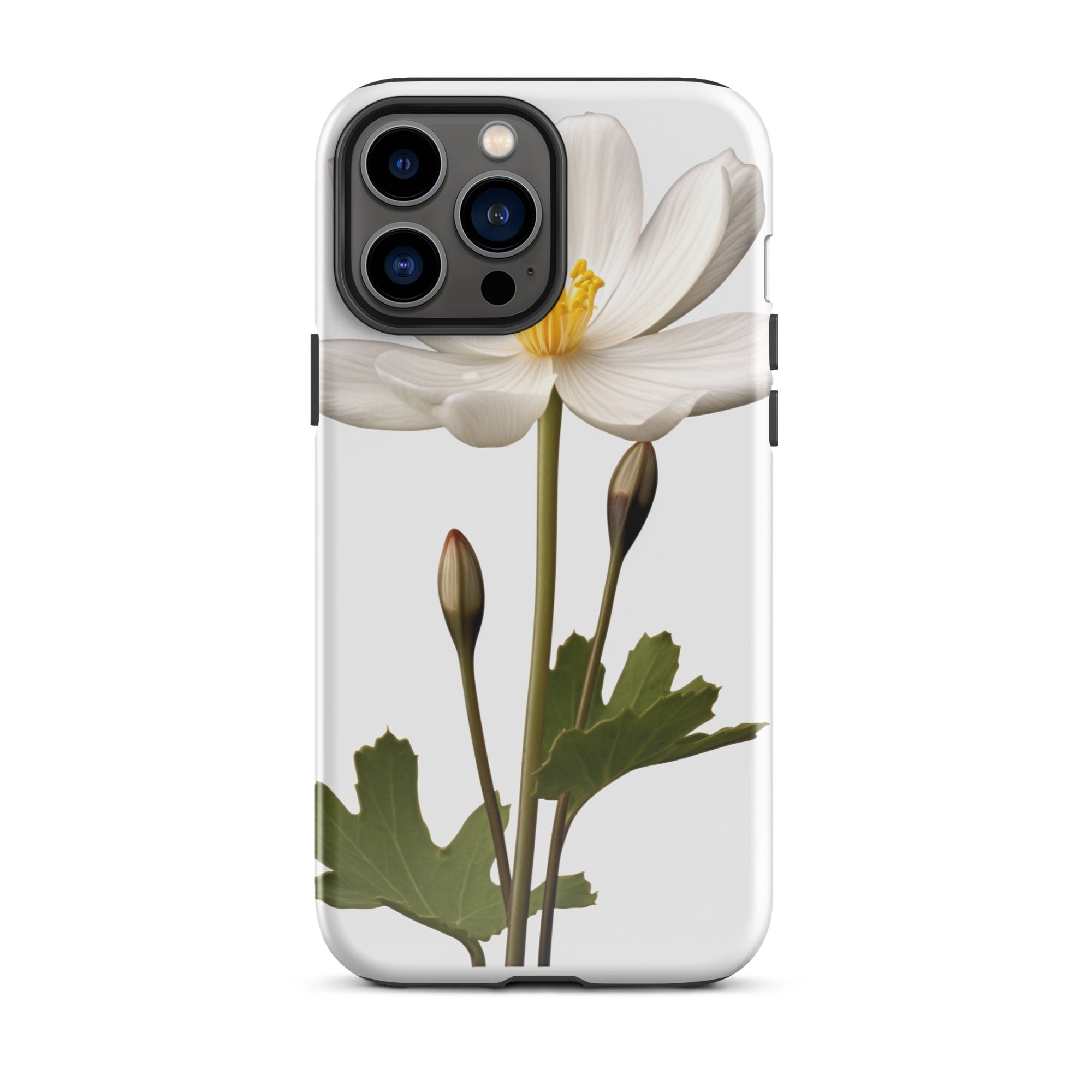 Bloodroot Flower iPhone Case by Visual Verse - Image 21