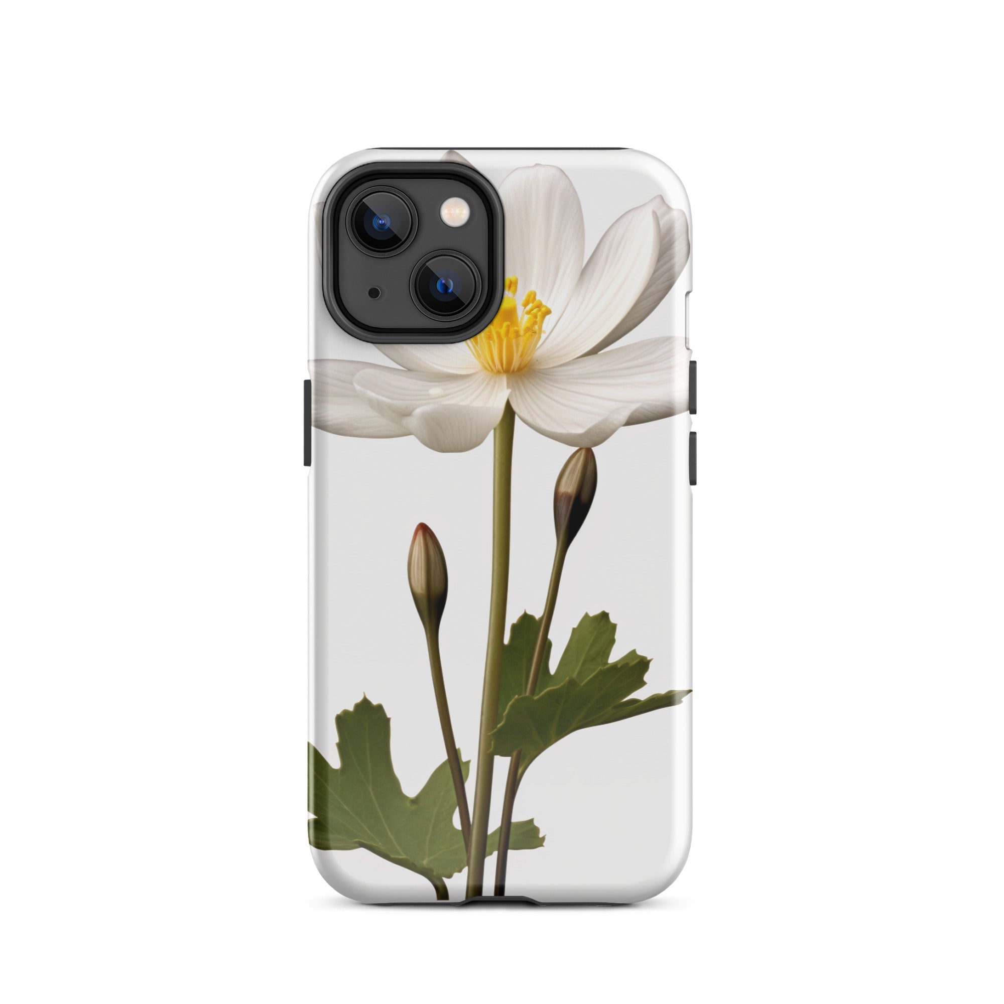 Bloodroot Flower iPhone Case by Visual Verse - Image 23