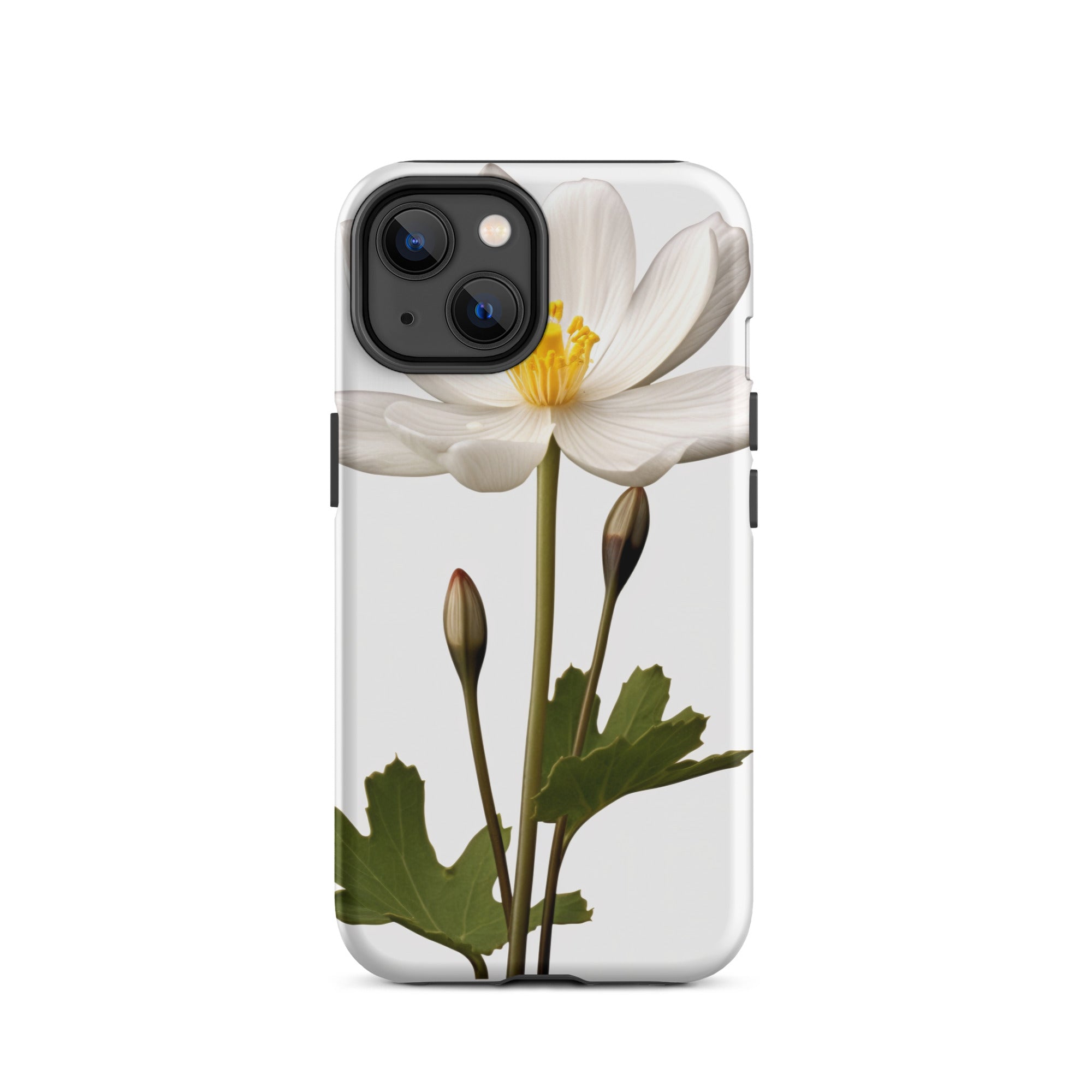 Bloodroot Flower iPhone Case by Visual Verse - Image 24
