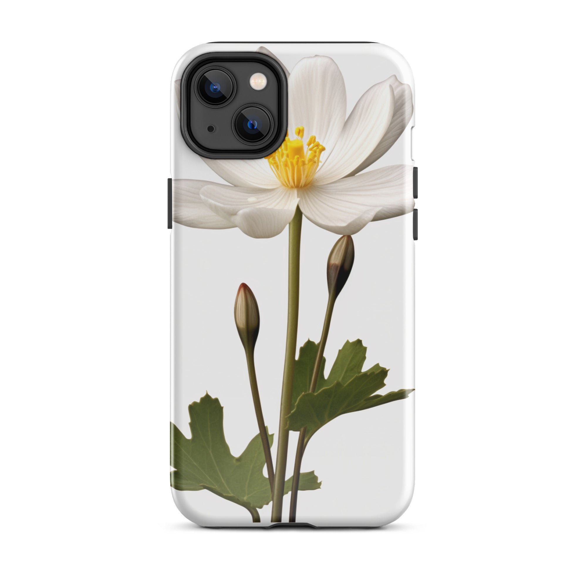 Bloodroot Flower iPhone Case by Visual Verse - Image 25