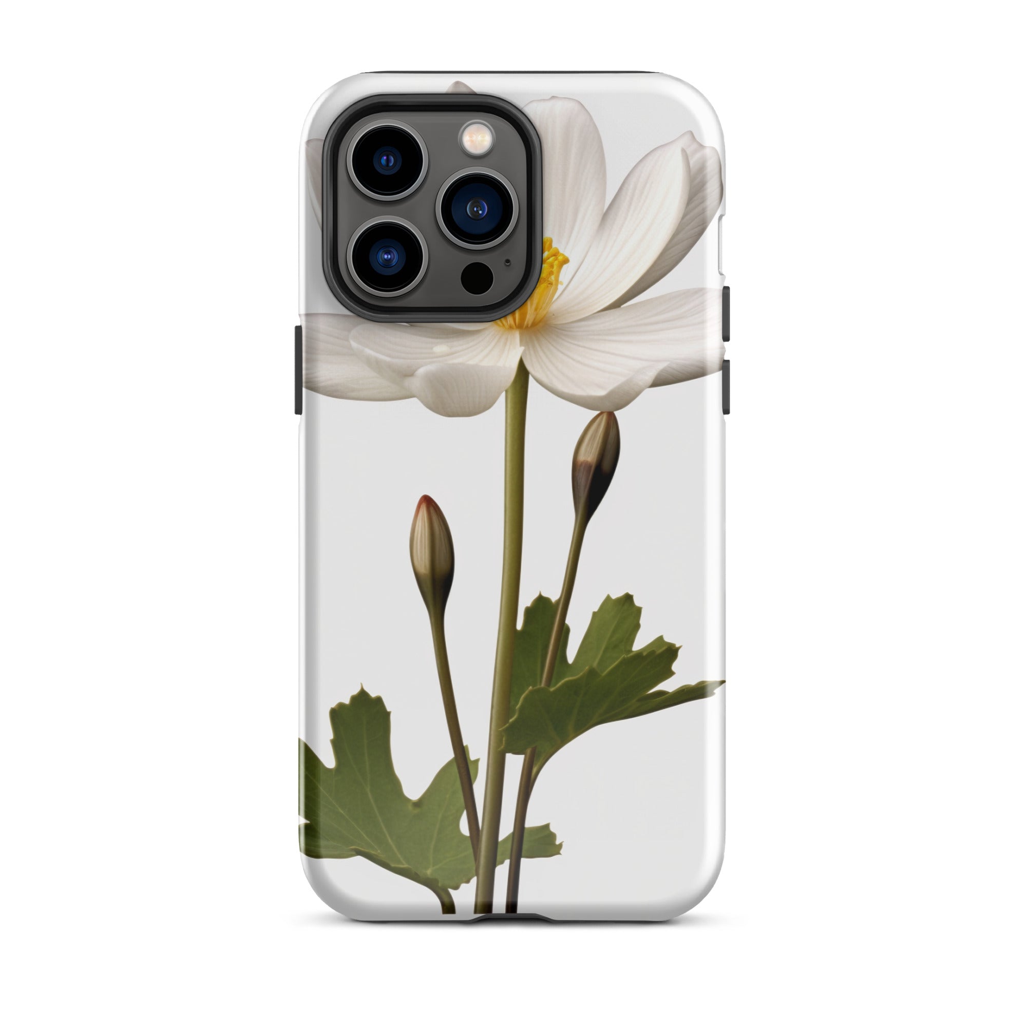Bloodroot Flower iPhone Case by Visual Verse - Image 29
