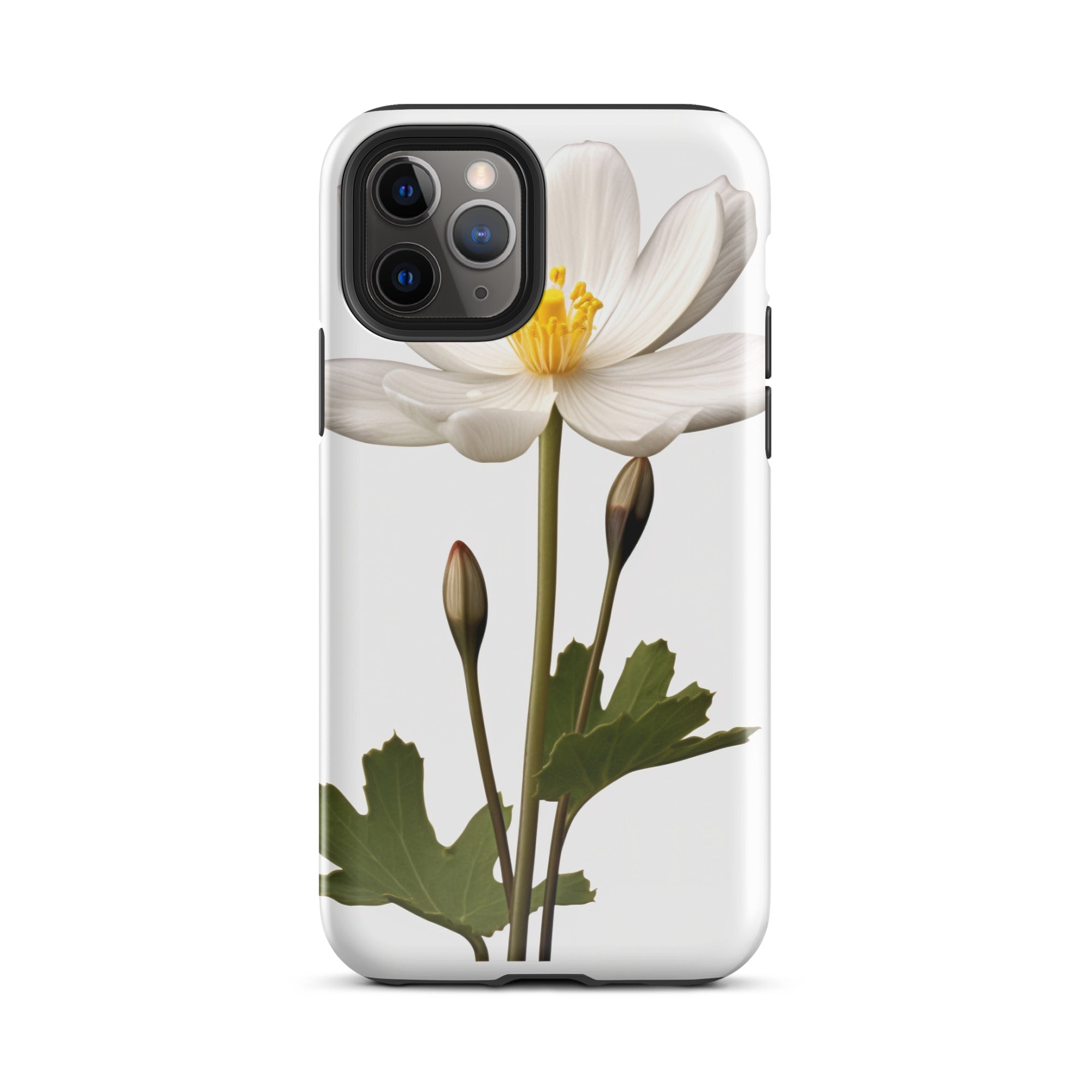 Bloodroot Flower iPhone Case by Visual Verse - Image 3
