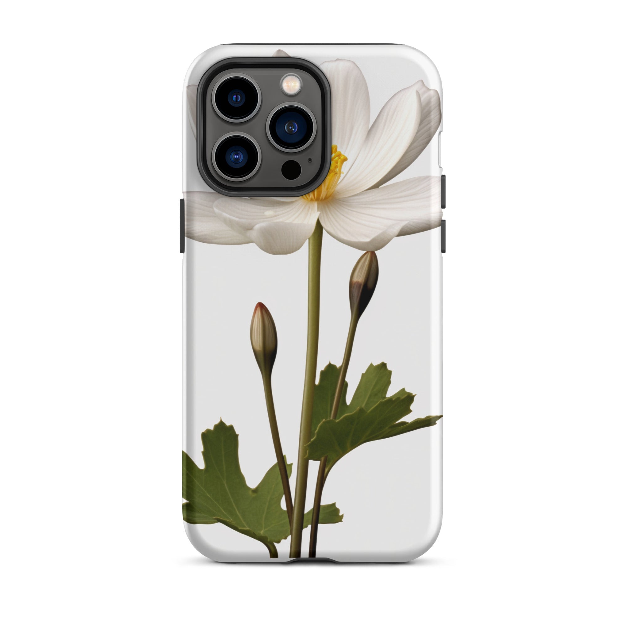 Bloodroot Flower iPhone Case by Visual Verse - Image 30