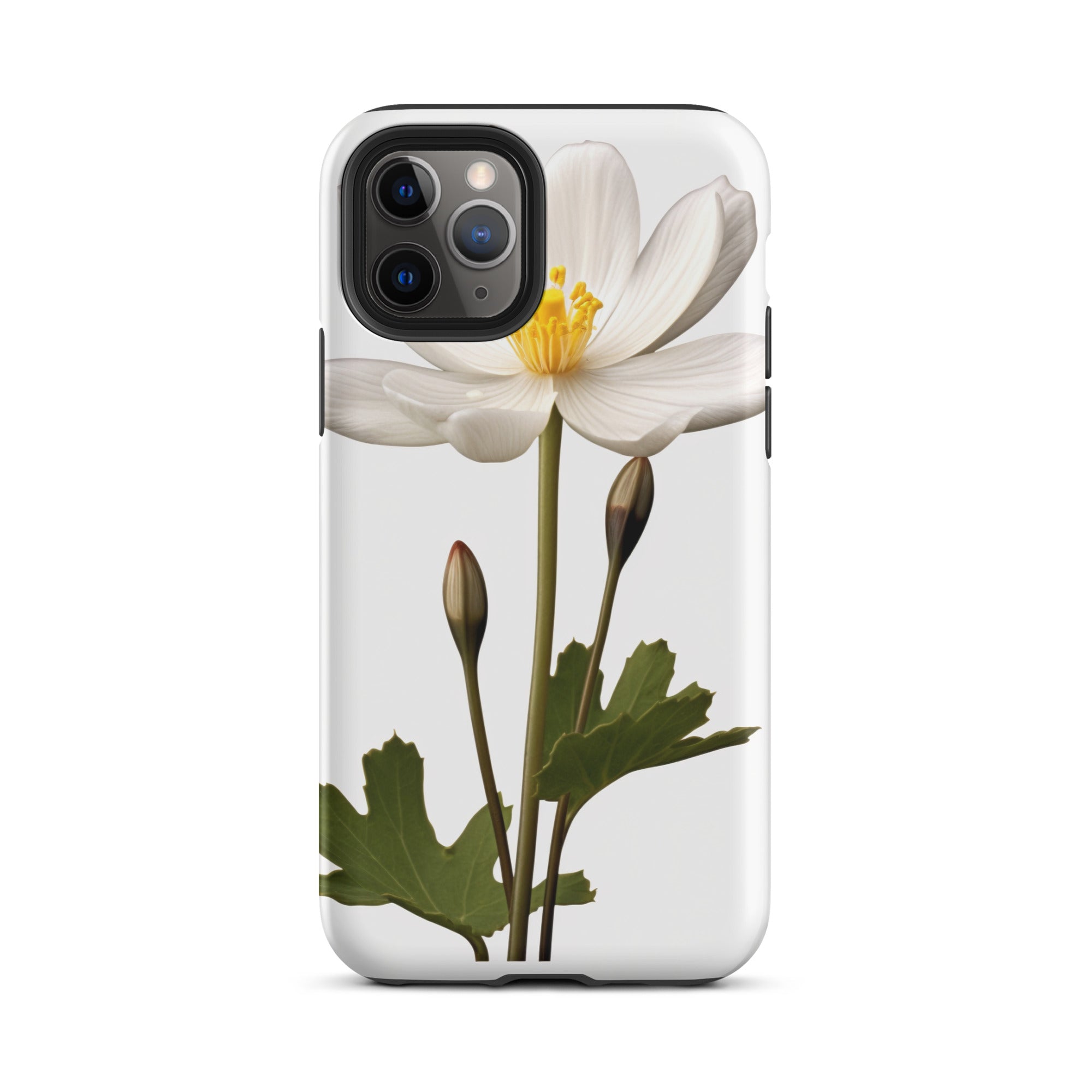 Bloodroot Flower iPhone Case by Visual Verse - Image 4