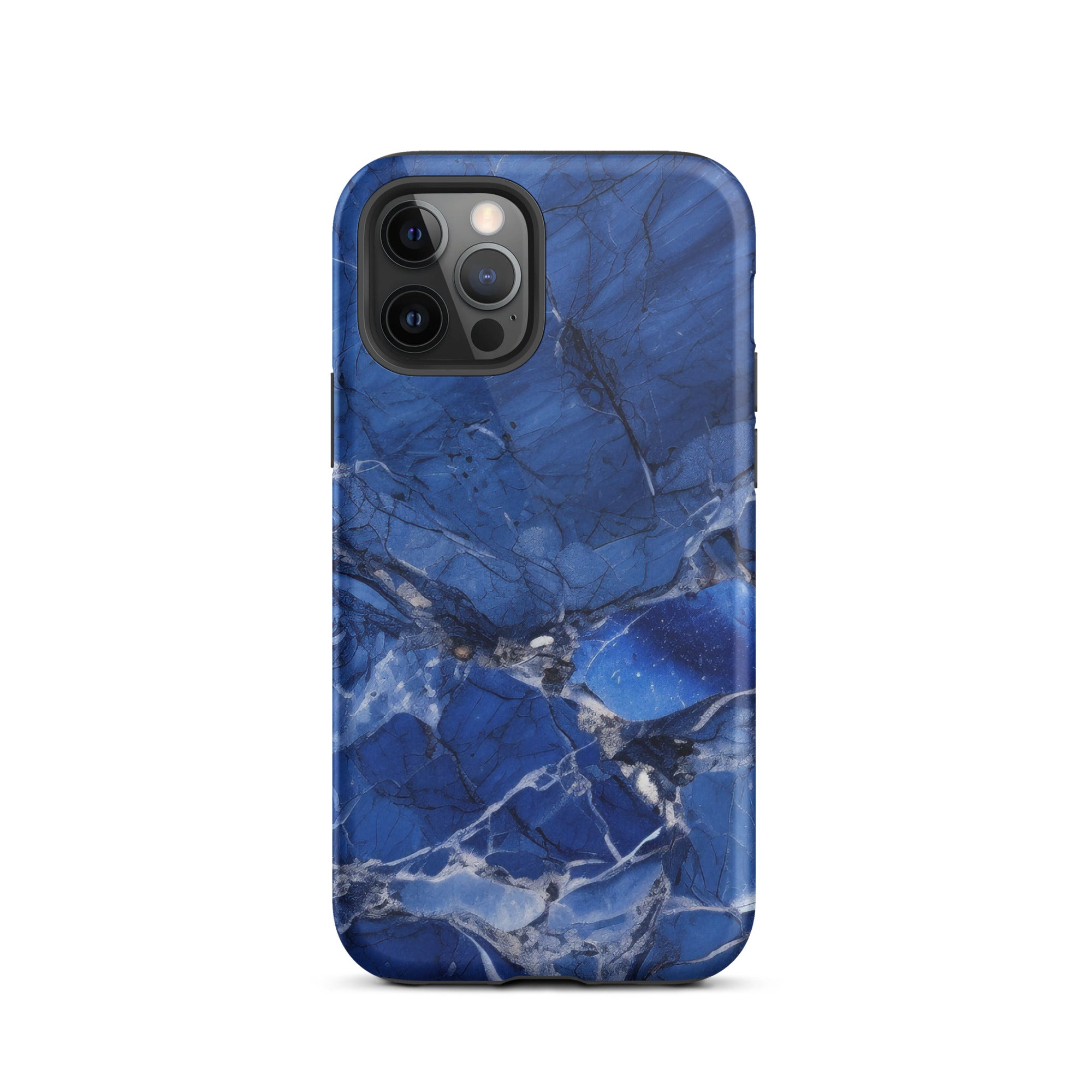 Blue Bahia Granite iPhone Case by Visual Verse - Image 11