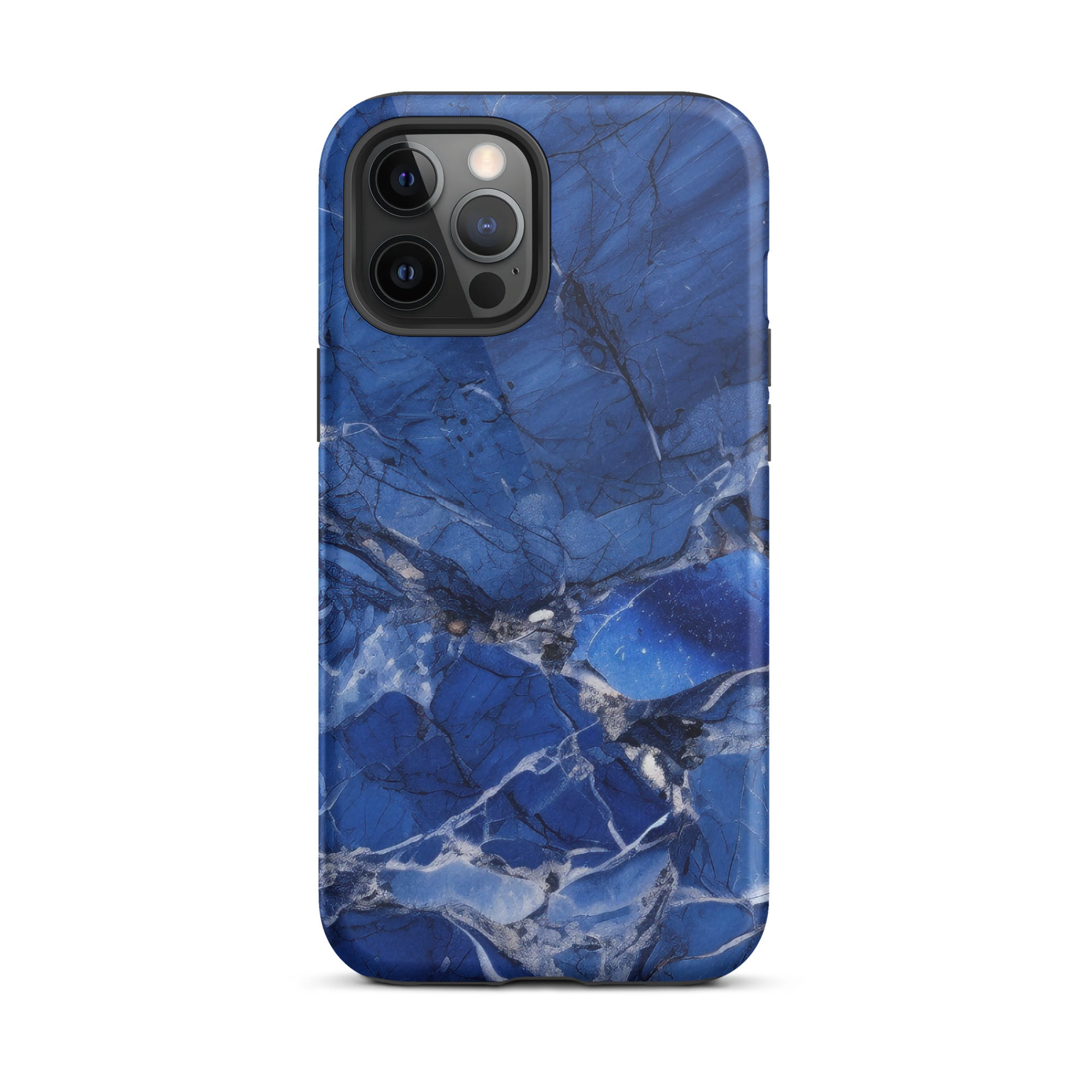 Blue Bahia Granite iPhone Case by Visual Verse - Image 13