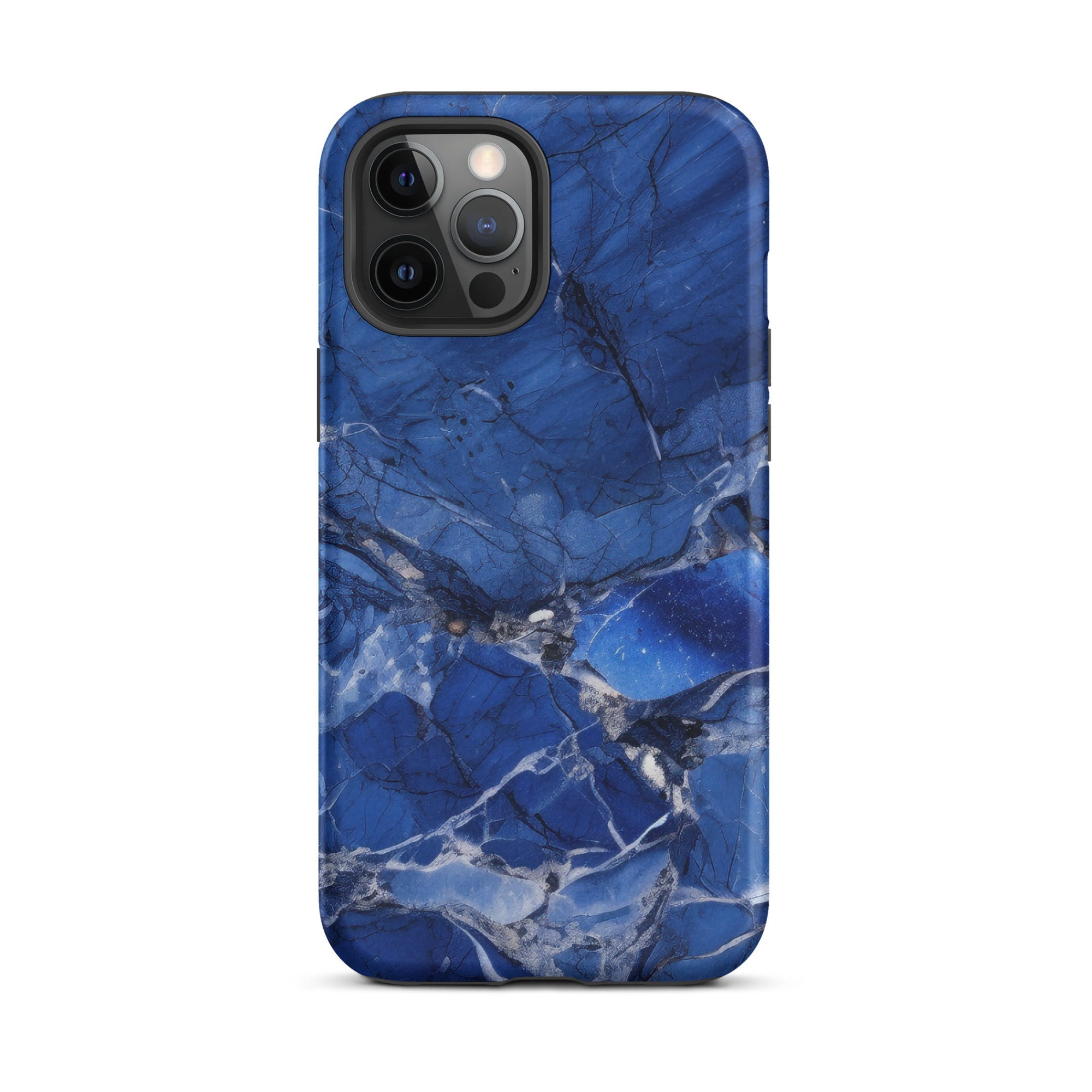 Blue Bahia Granite iPhone Case by Visual Verse - Image 14