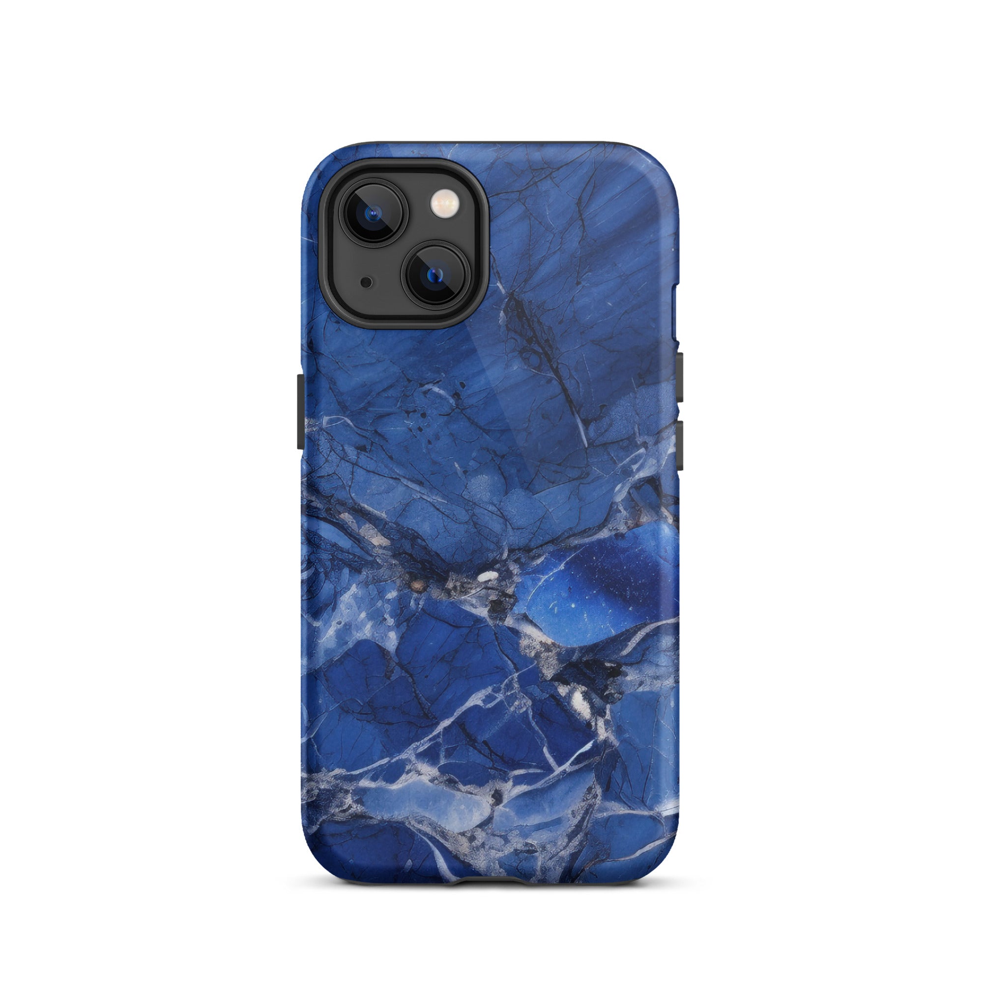 Blue Bahia Granite iPhone Case by Visual Verse - Image 17