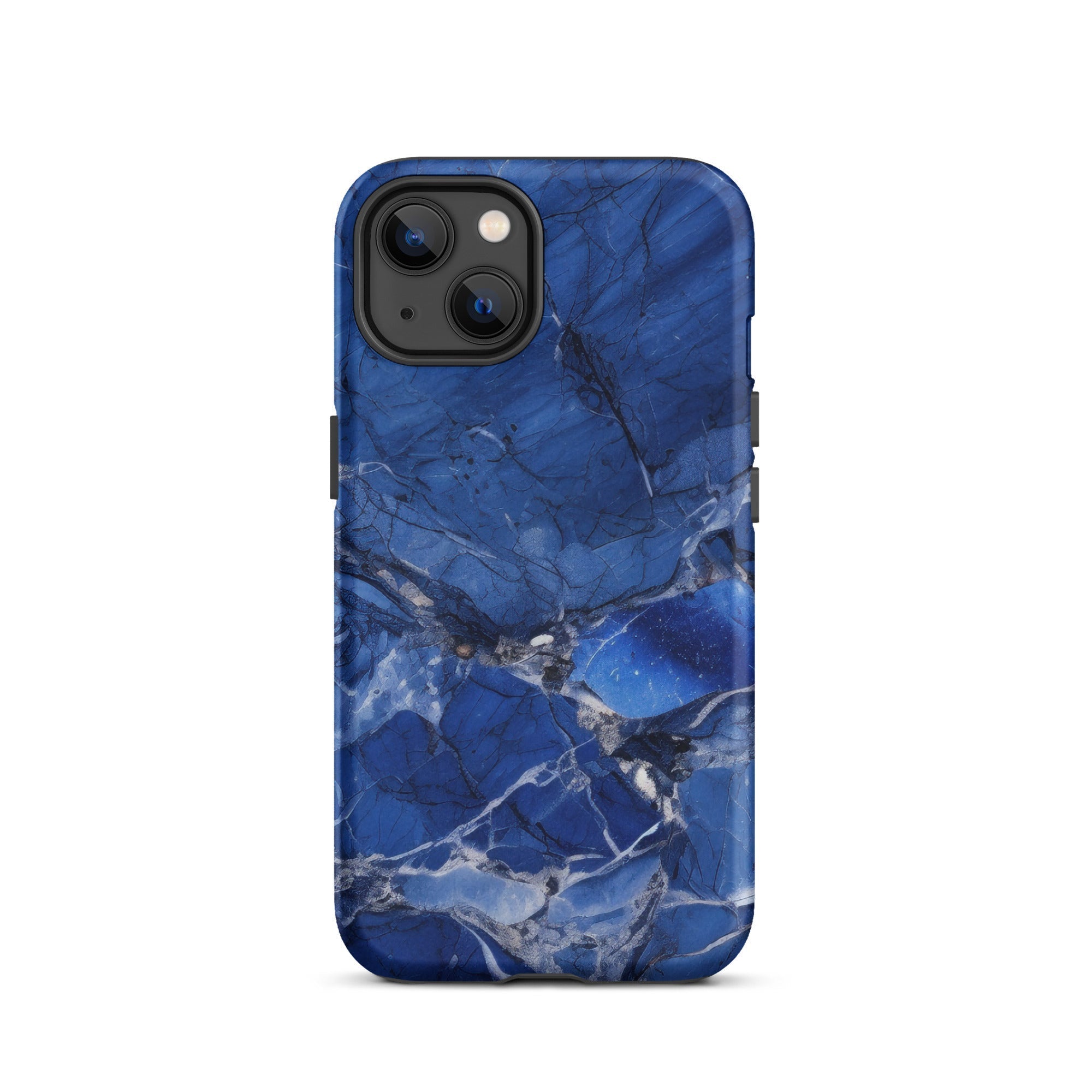 Blue Bahia Granite iPhone Case by Visual Verse - Image 18
