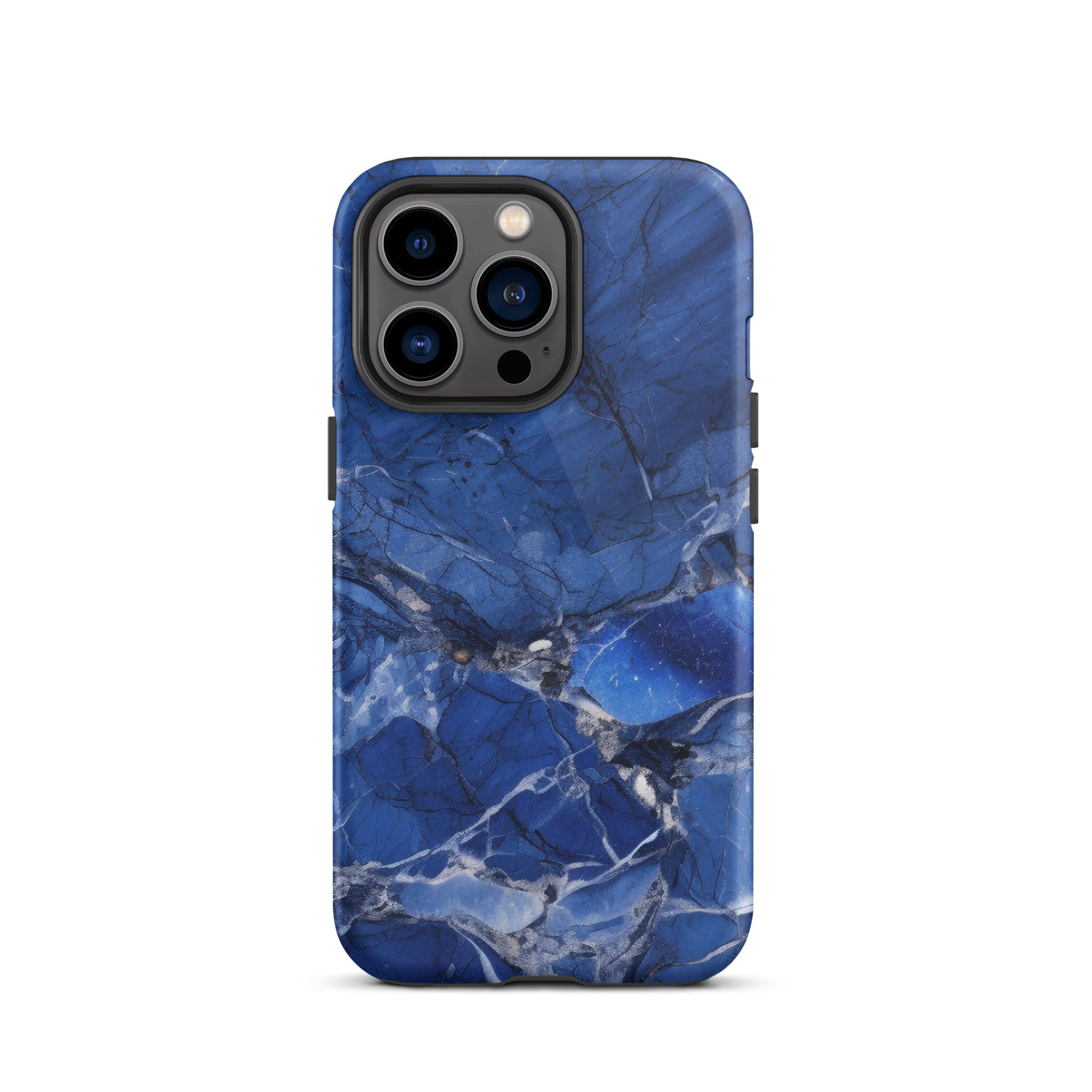 Blue Bahia Granite iPhone Case by Visual Verse - Image 19