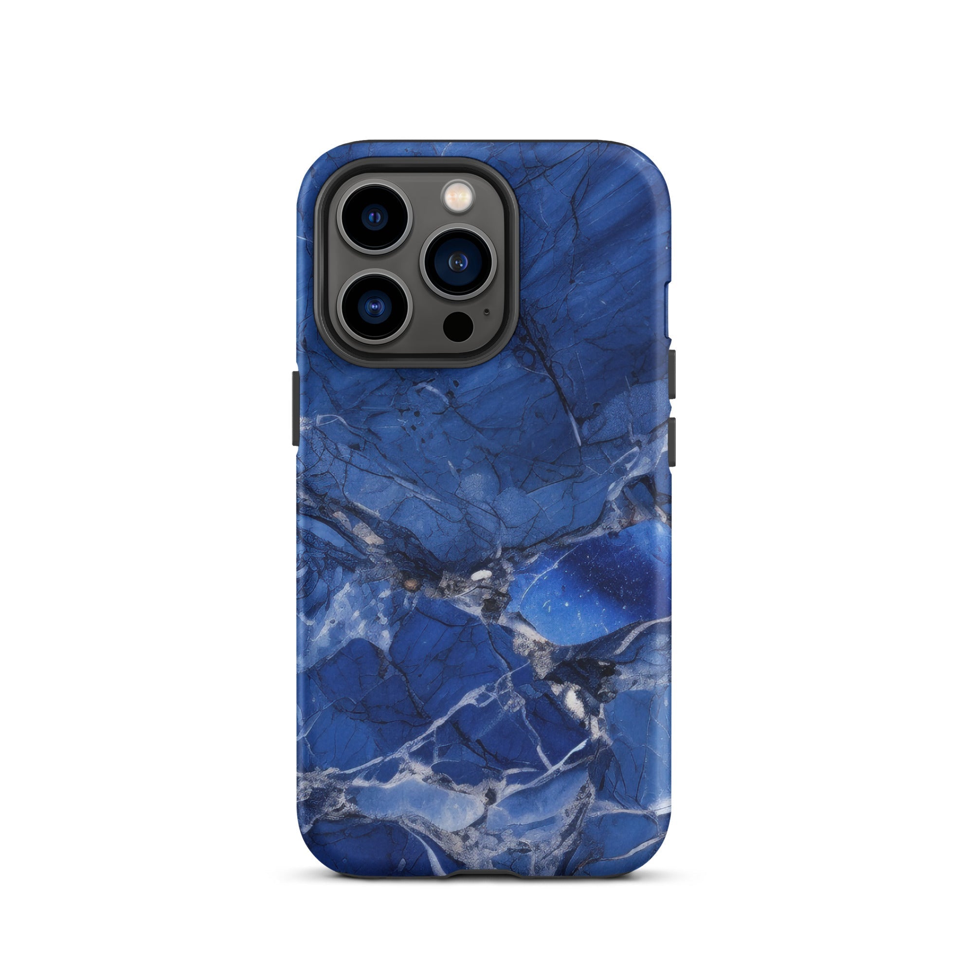 Blue Bahia Granite iPhone Case by Visual Verse - Image 20