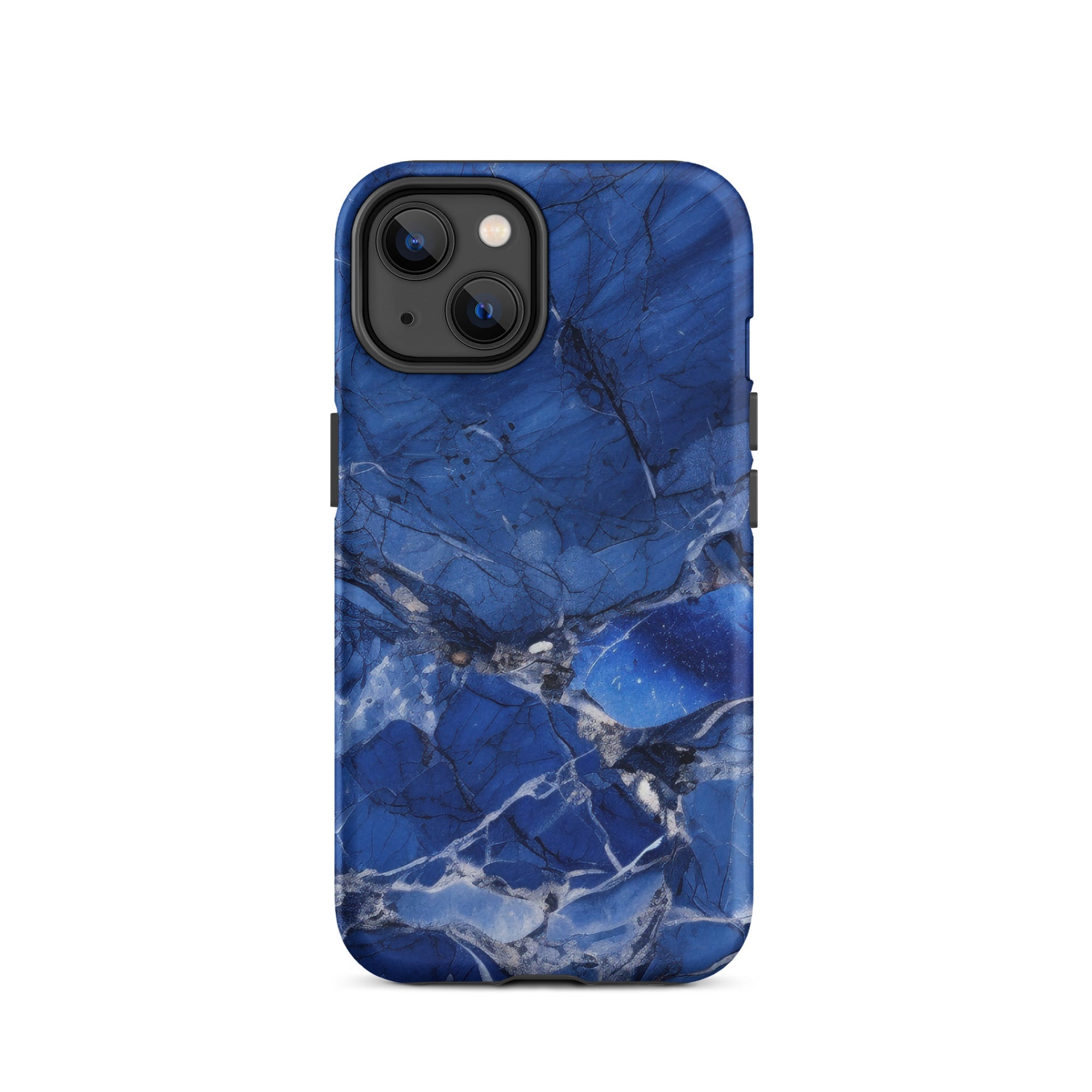 Blue Bahia Granite iPhone Case by Visual Verse - Image 24