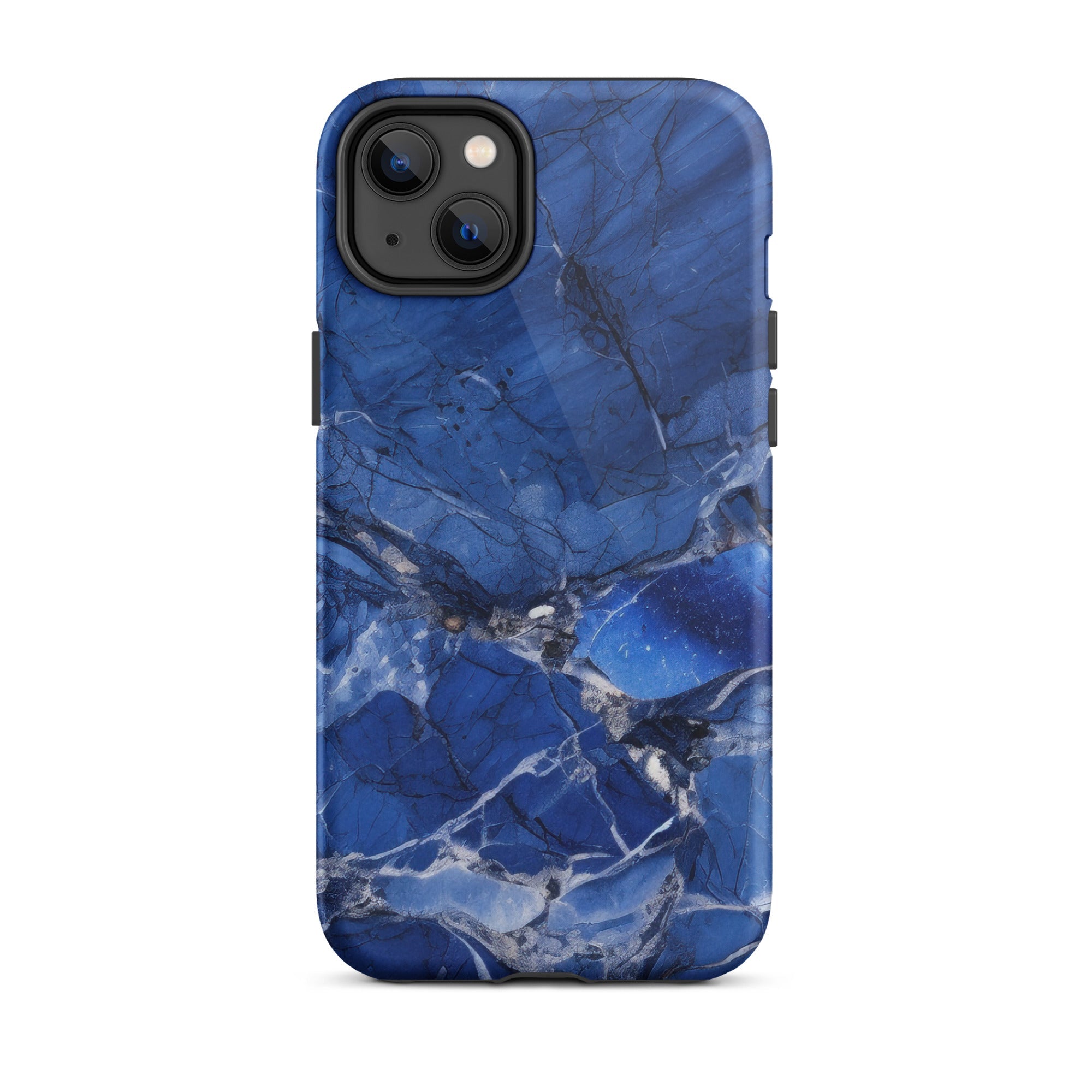 Blue Bahia Granite iPhone Case by Visual Verse - Image 25