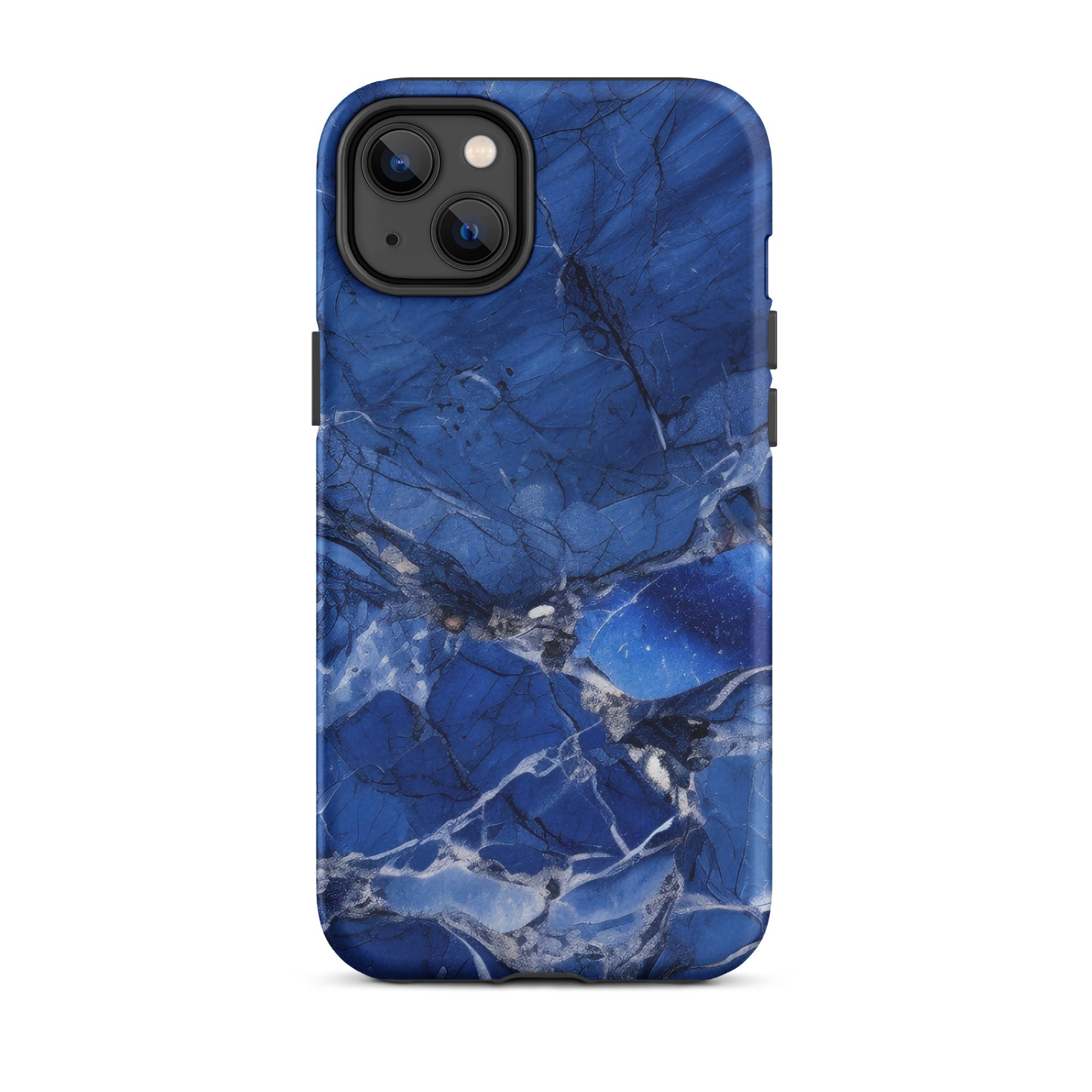 Blue Bahia Granite iPhone Case by Visual Verse - Image 26