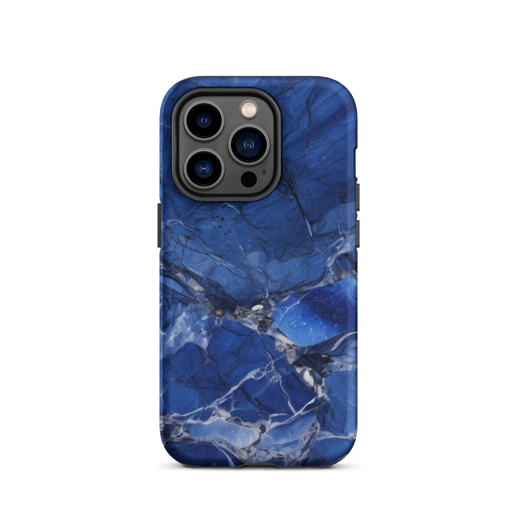 Blue Bahia Granite iPhone Case by Visual Verse - Image 28