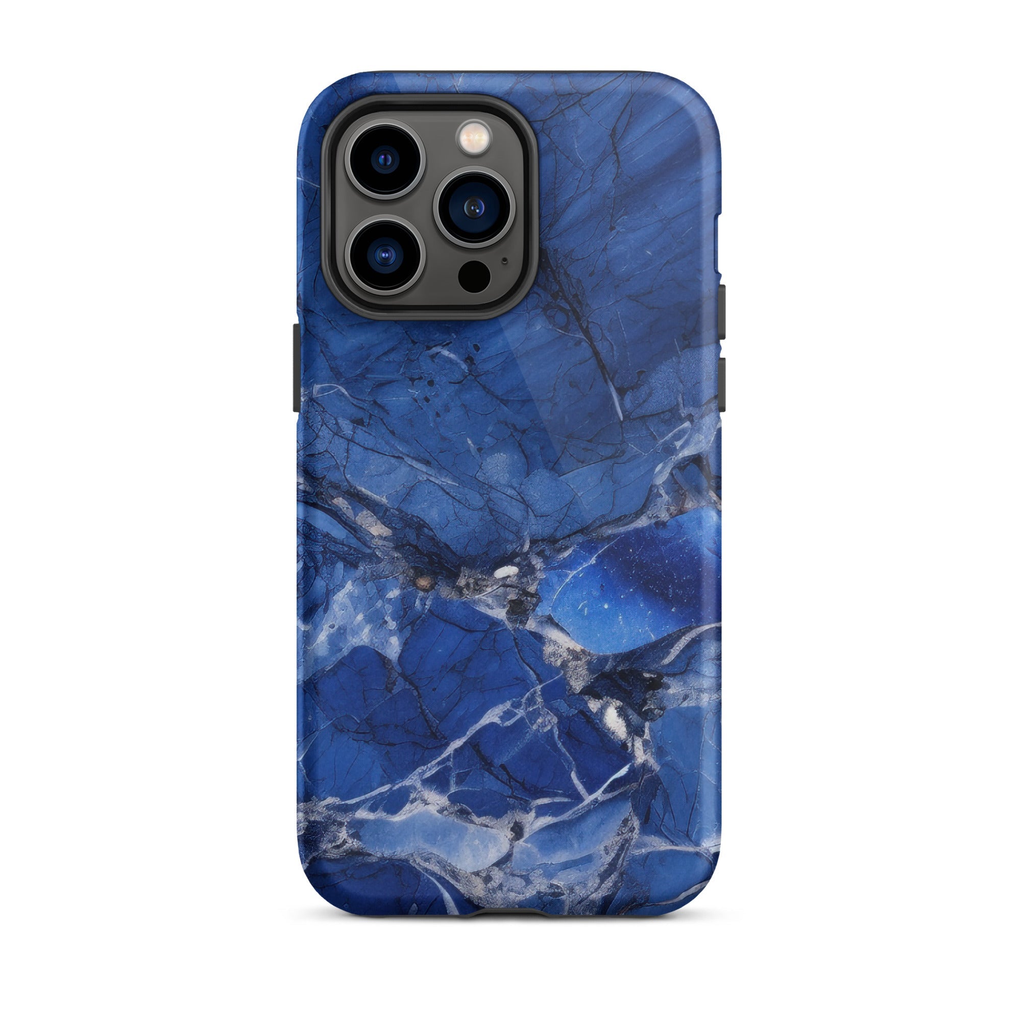 Blue Bahia Granite iPhone Case by Visual Verse - Image 29