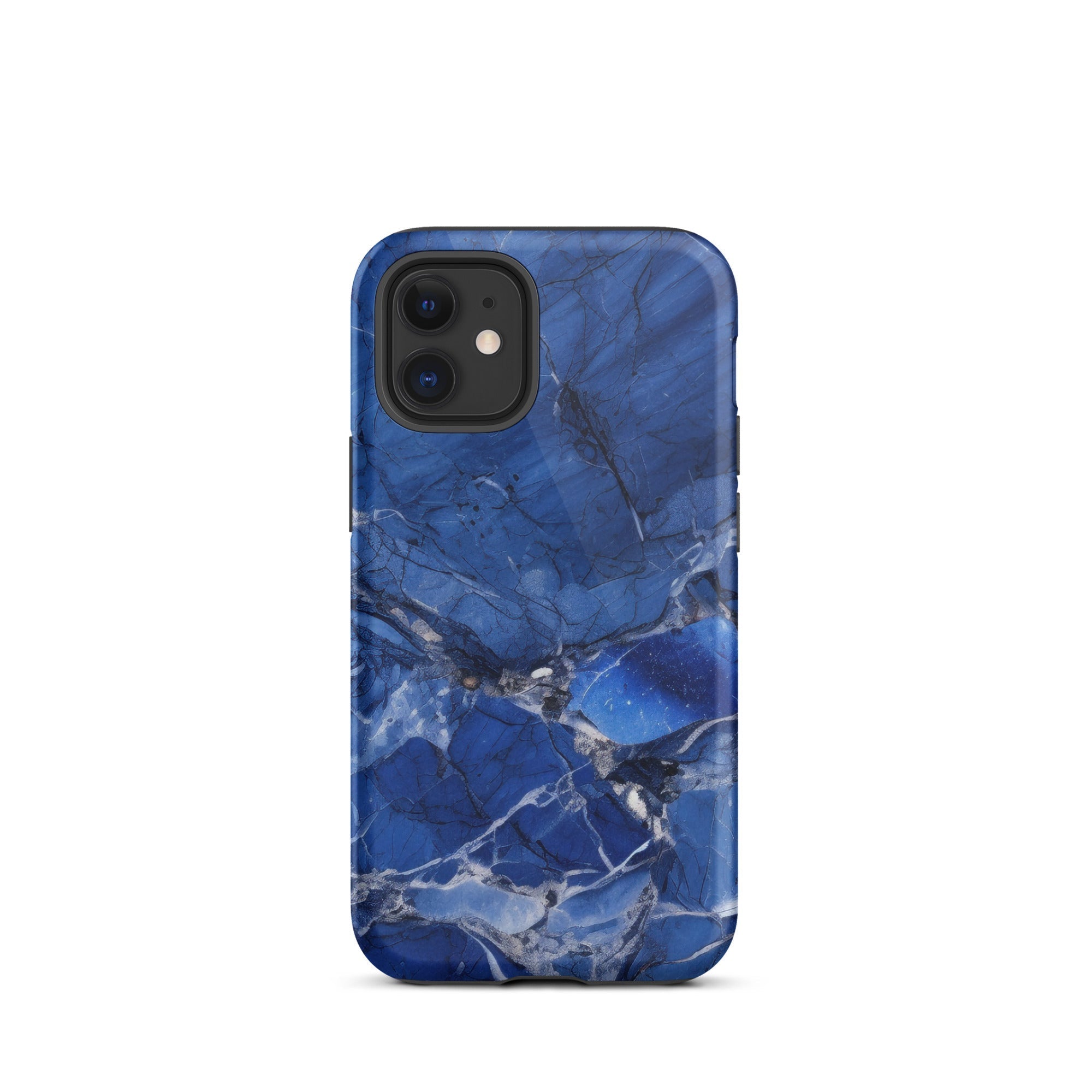 Blue Bahia Granite iPhone Case by Visual Verse - Image 7