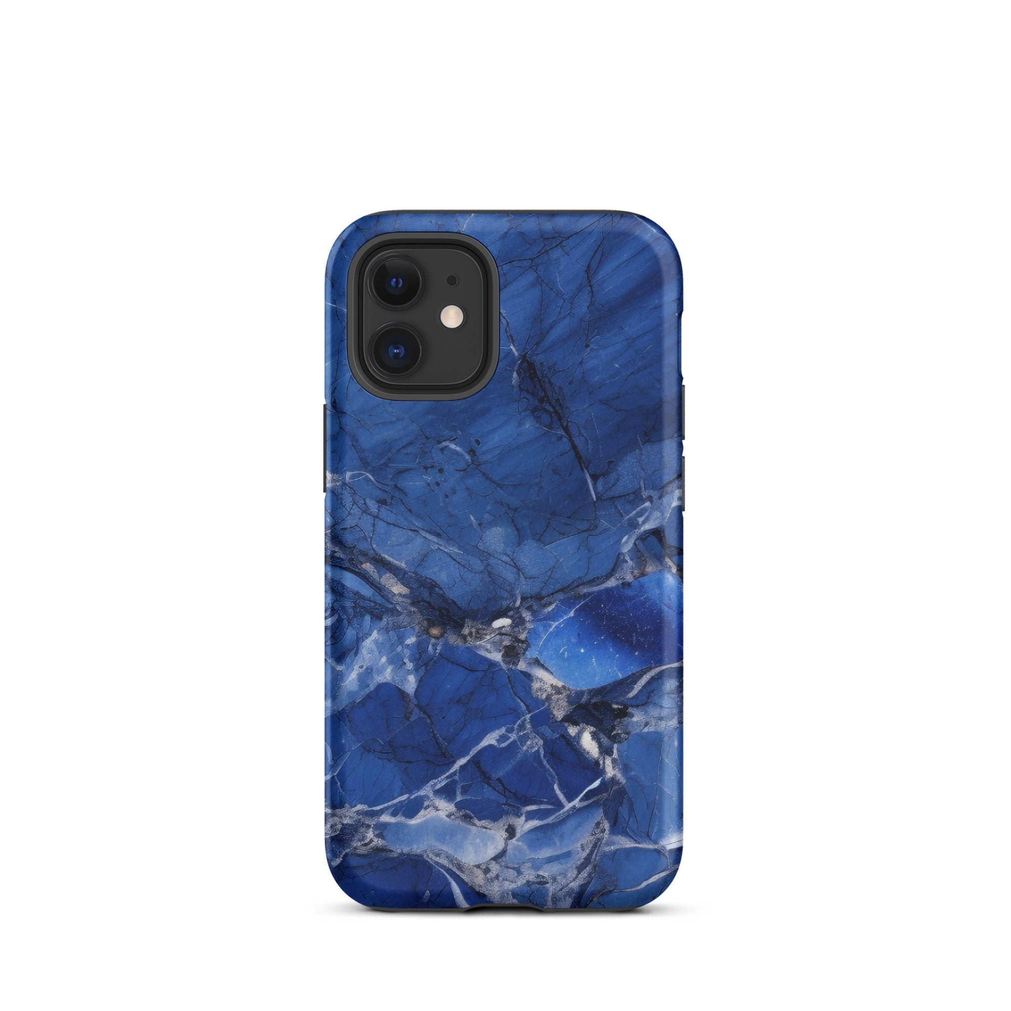Blue Bahia Granite iPhone Case by Visual Verse - Image 8