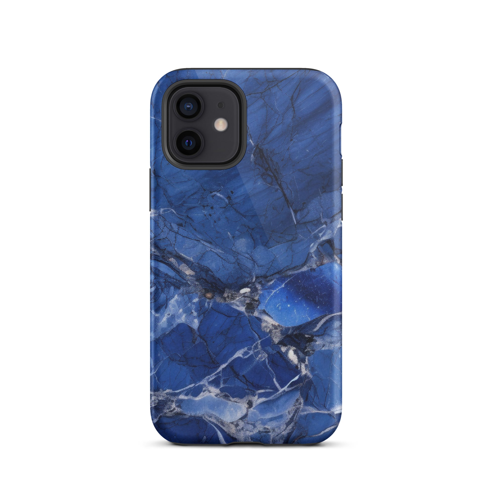 Blue Bahia Granite iPhone Case by Visual Verse - Image 9