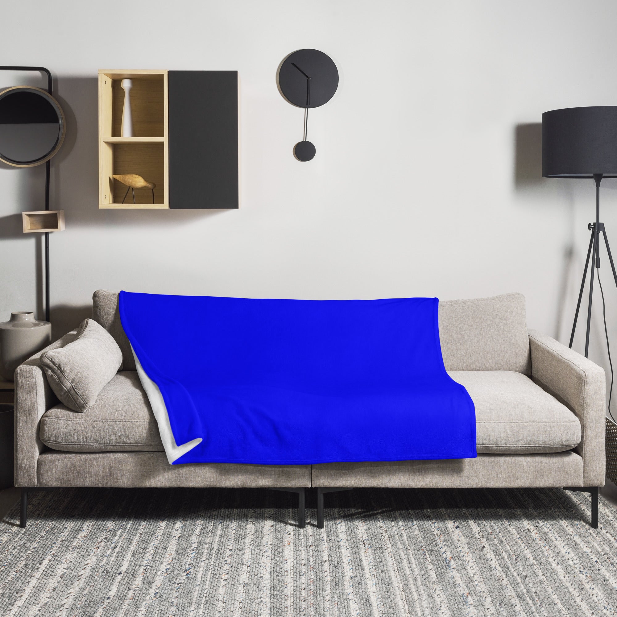 Blue Color Blanket by Visual Verse - Image 1