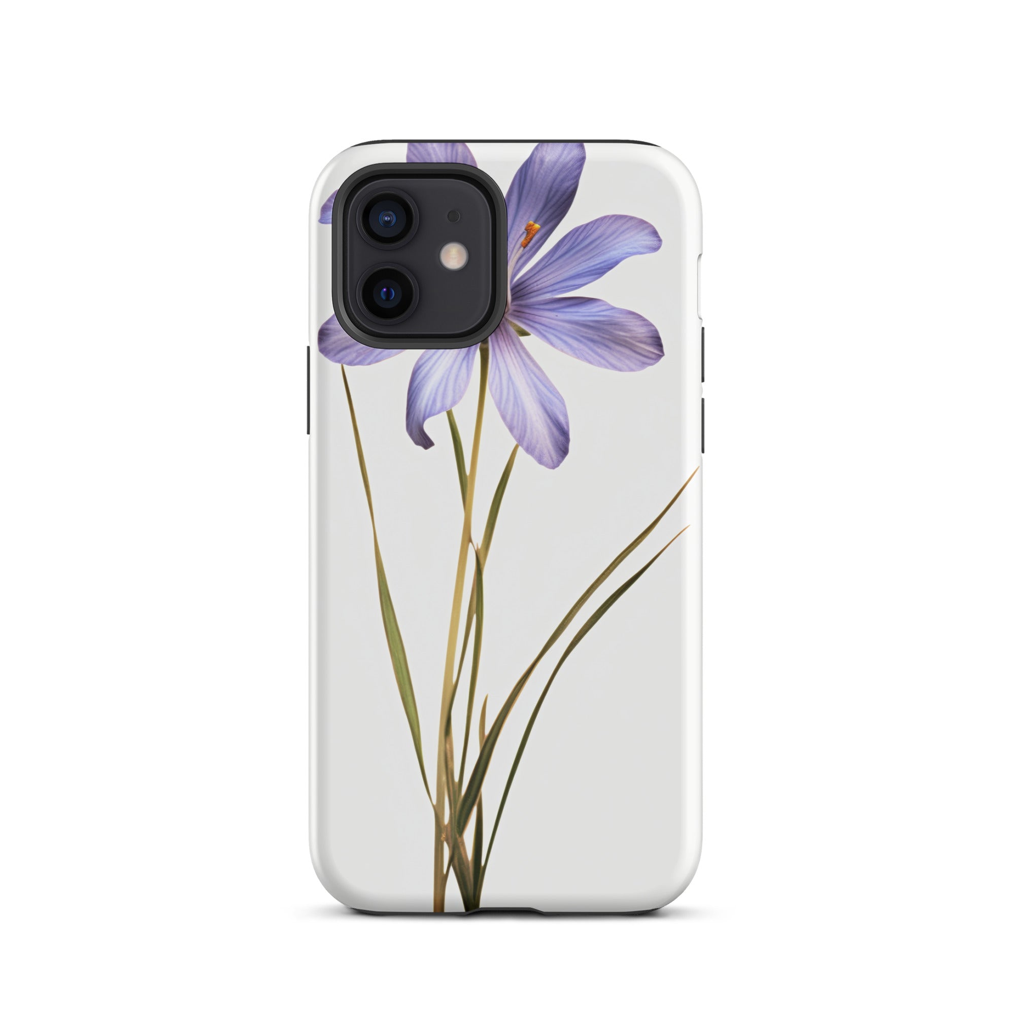 Blue Eyed Grass Flower iPhone Case by Visual Verse - Image 10