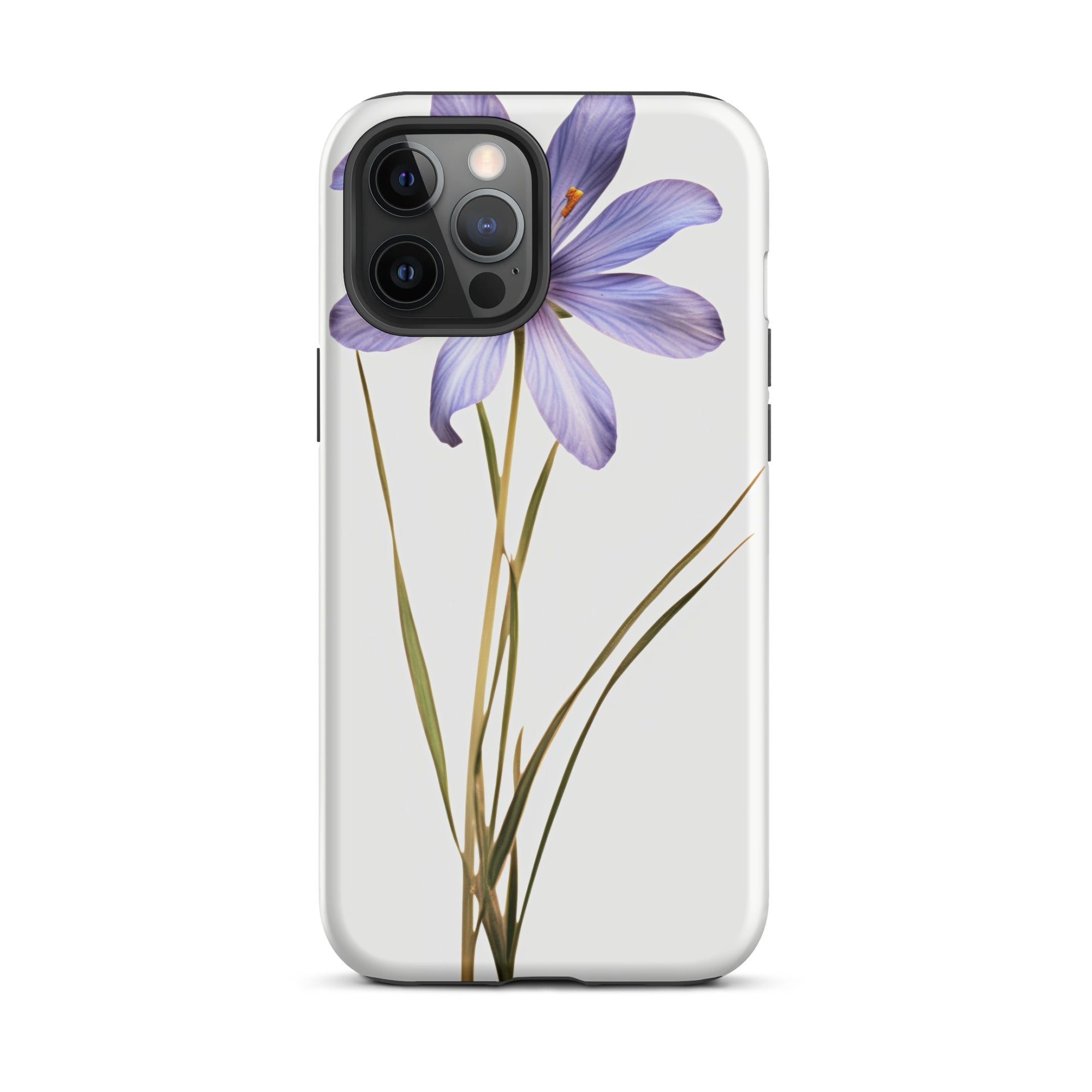 Blue Eyed Grass Flower iPhone Case by Visual Verse - Image 14