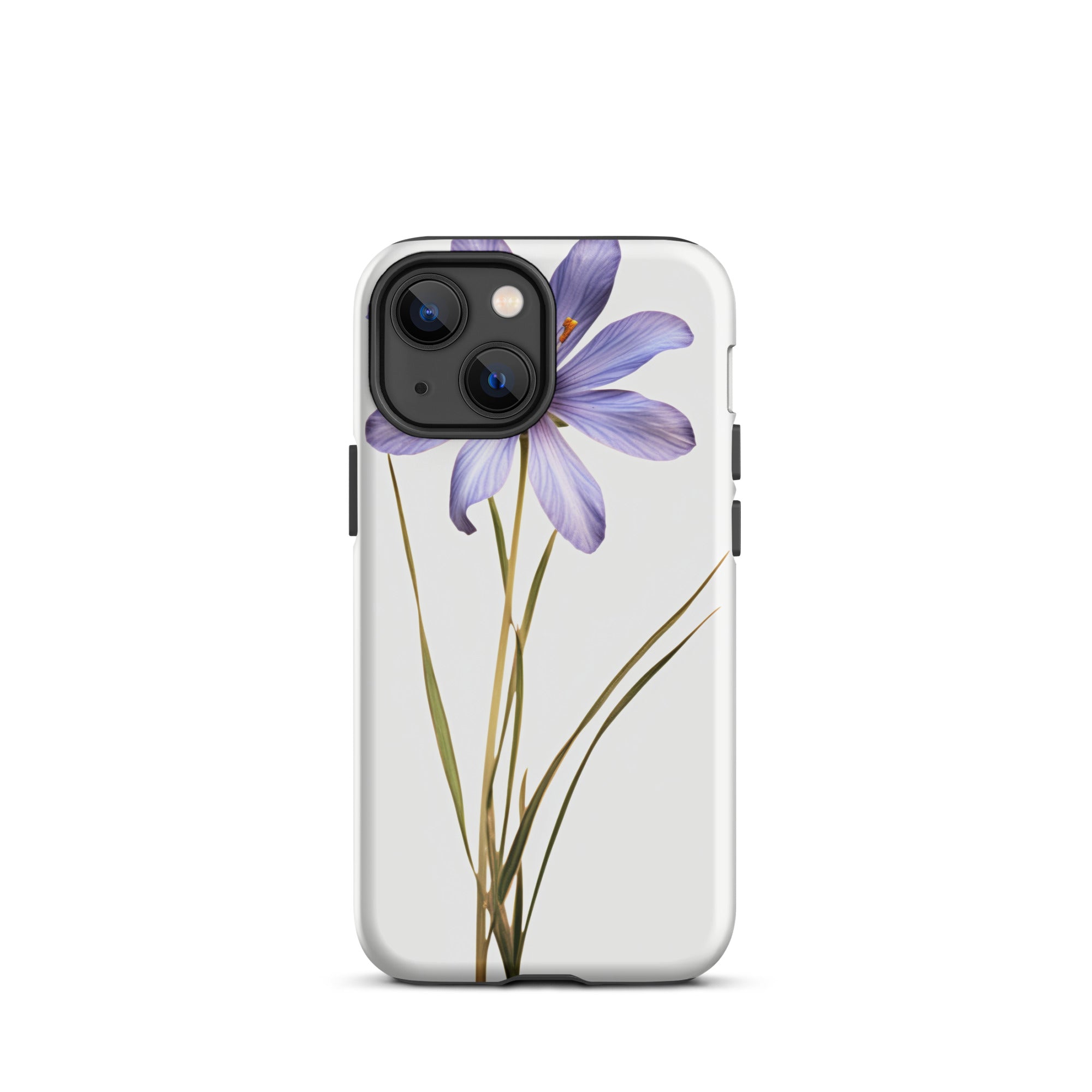 Blue Eyed Grass Flower iPhone Case by Visual Verse - Image 16