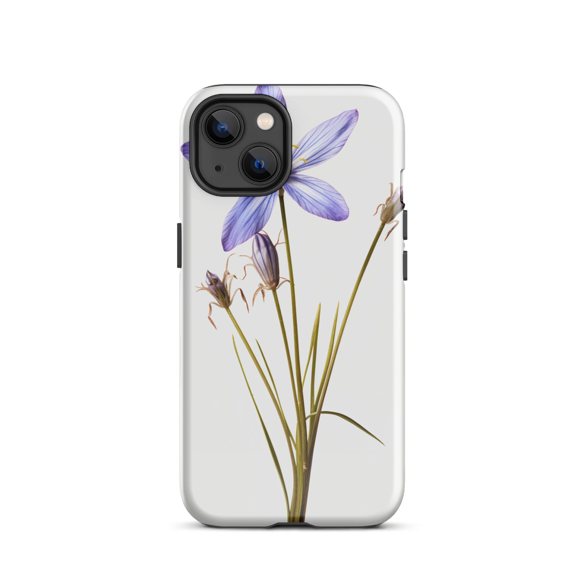 Blue-Eyed Grass Flower iPhone Case by Visual Verse - Image 17