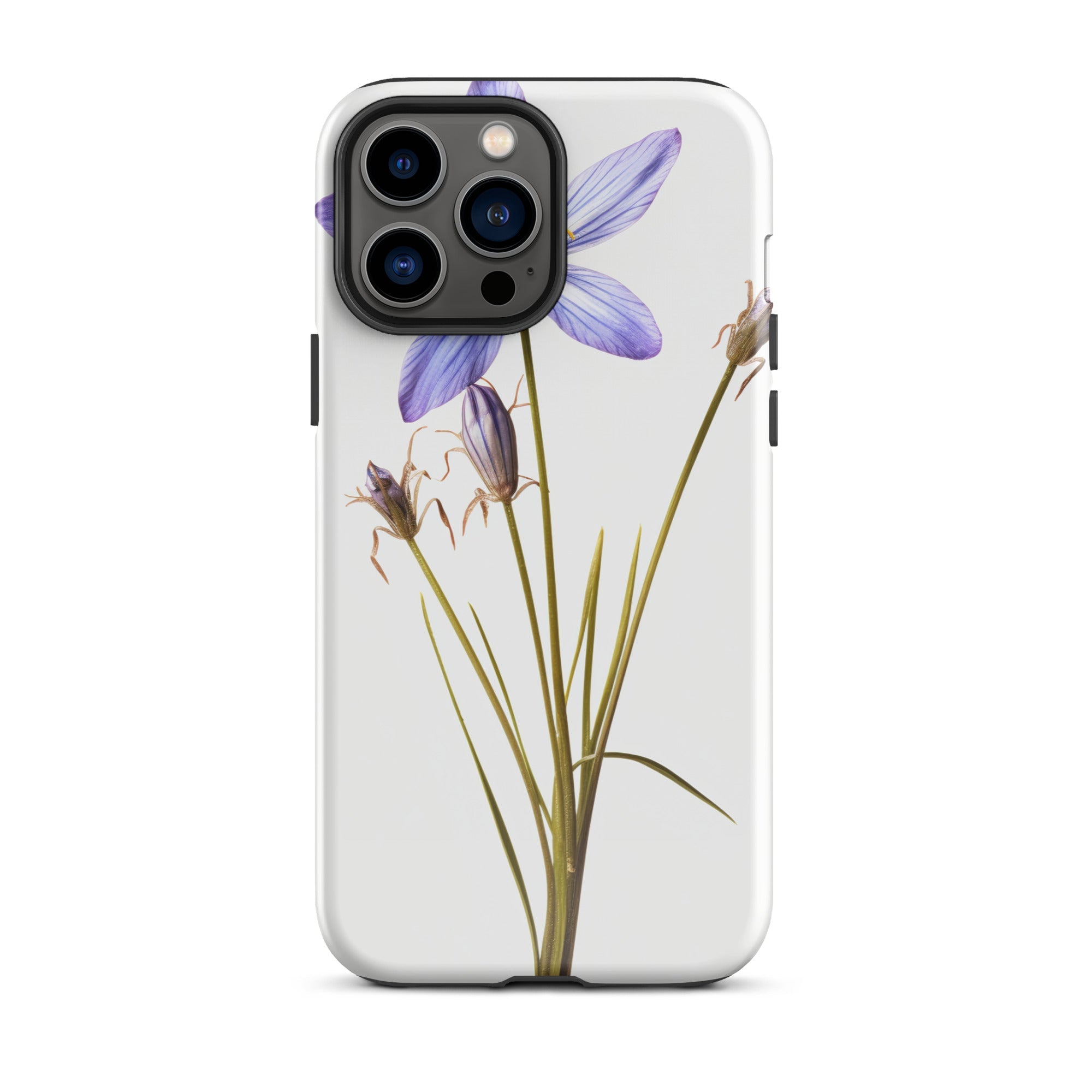 Blue-Eyed Grass Flower iPhone Case by Visual Verse - Image 21