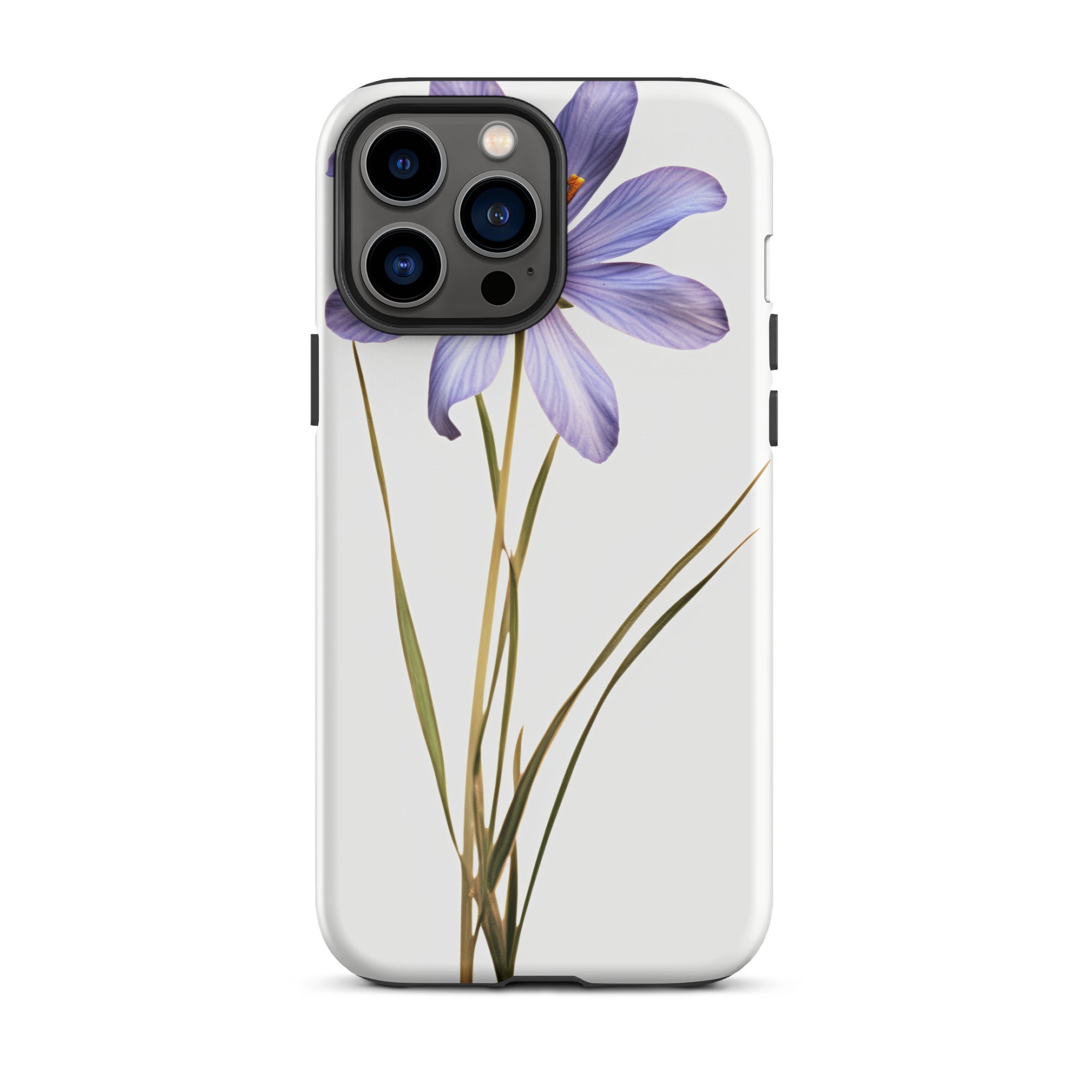Blue Eyed Grass Flower iPhone Case by Visual Verse - Image 22