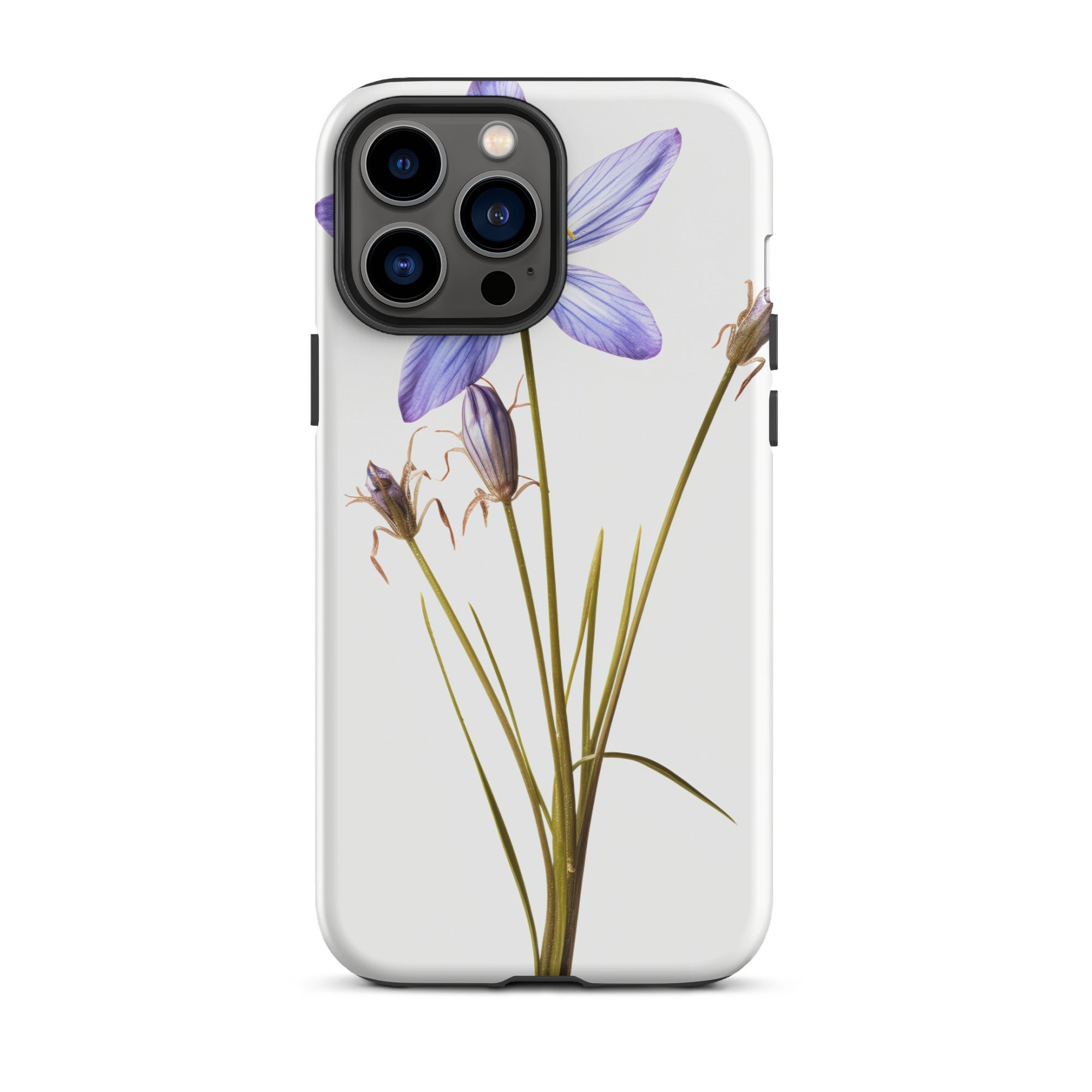 Blue-Eyed Grass Flower iPhone Case by Visual Verse - Image 22