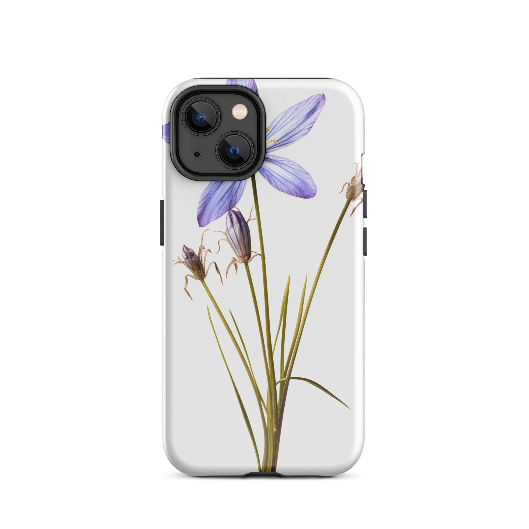 Blue-Eyed Grass Flower iPhone Case by Visual Verse - Image 23