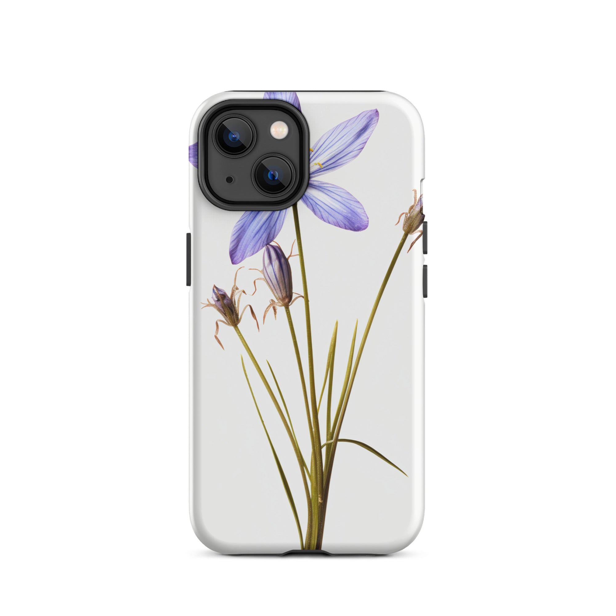 Blue-Eyed Grass Flower iPhone Case by Visual Verse - Image 24