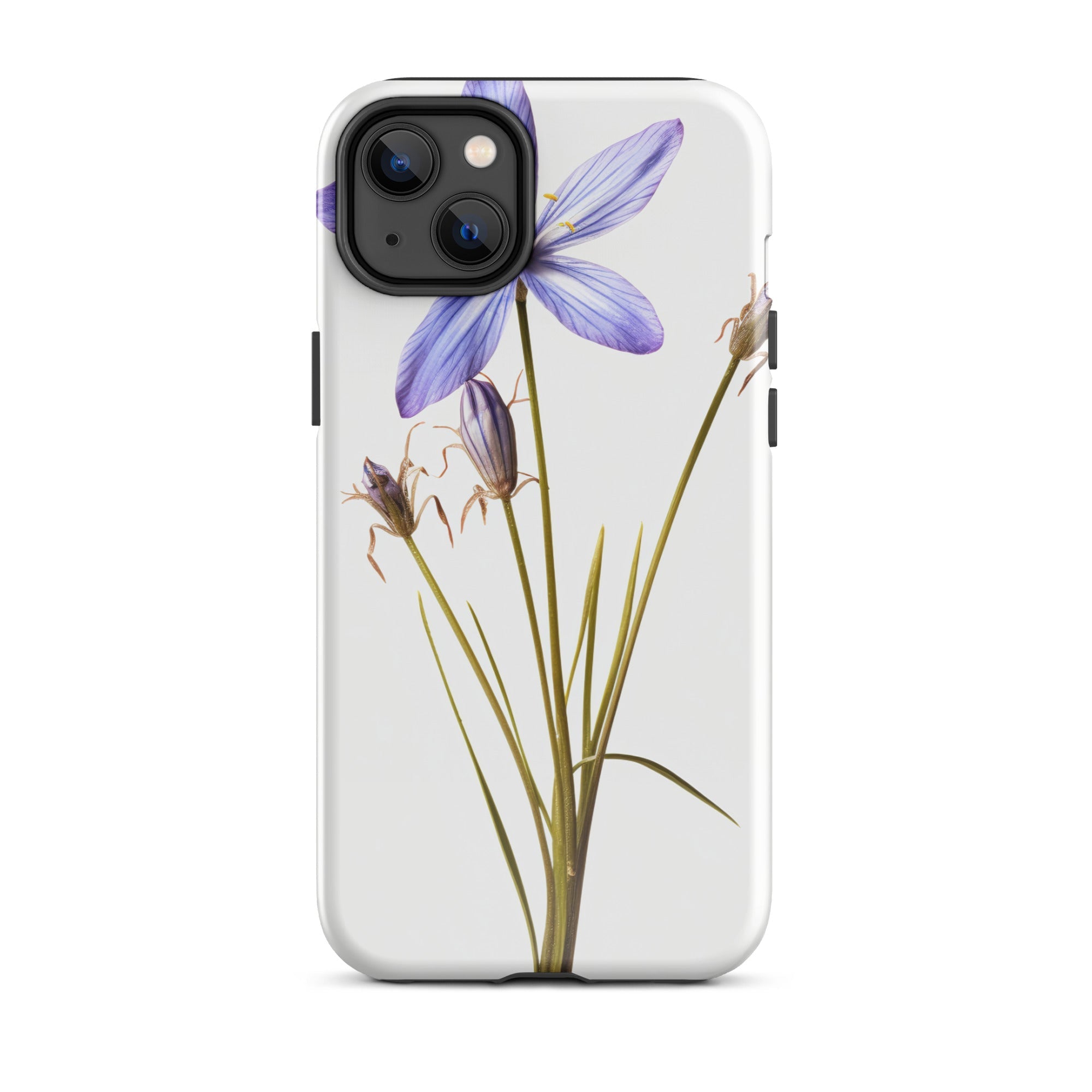 Blue-Eyed Grass Flower iPhone Case by Visual Verse - Image 25