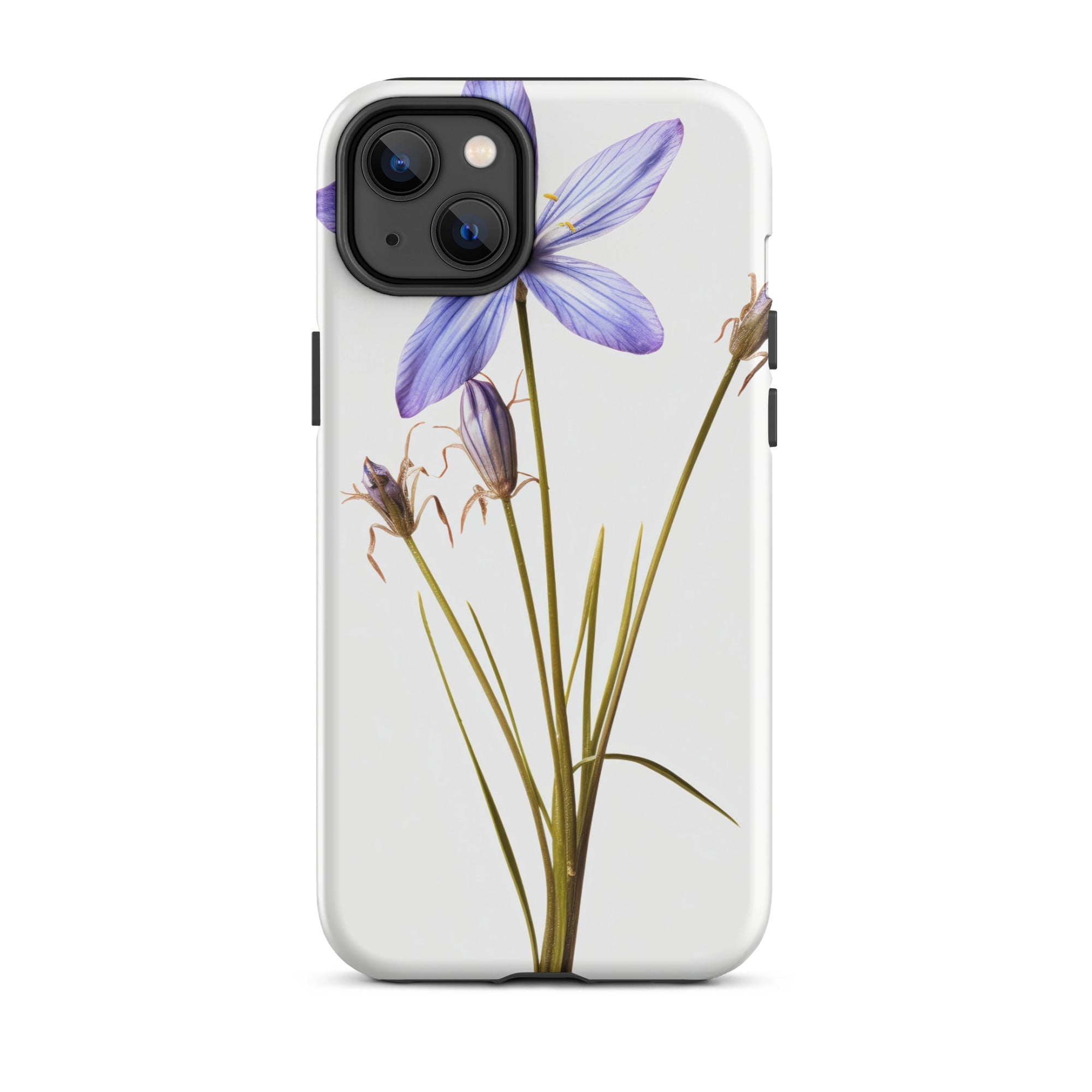 Blue-Eyed Grass Flower iPhone Case by Visual Verse - Image 26