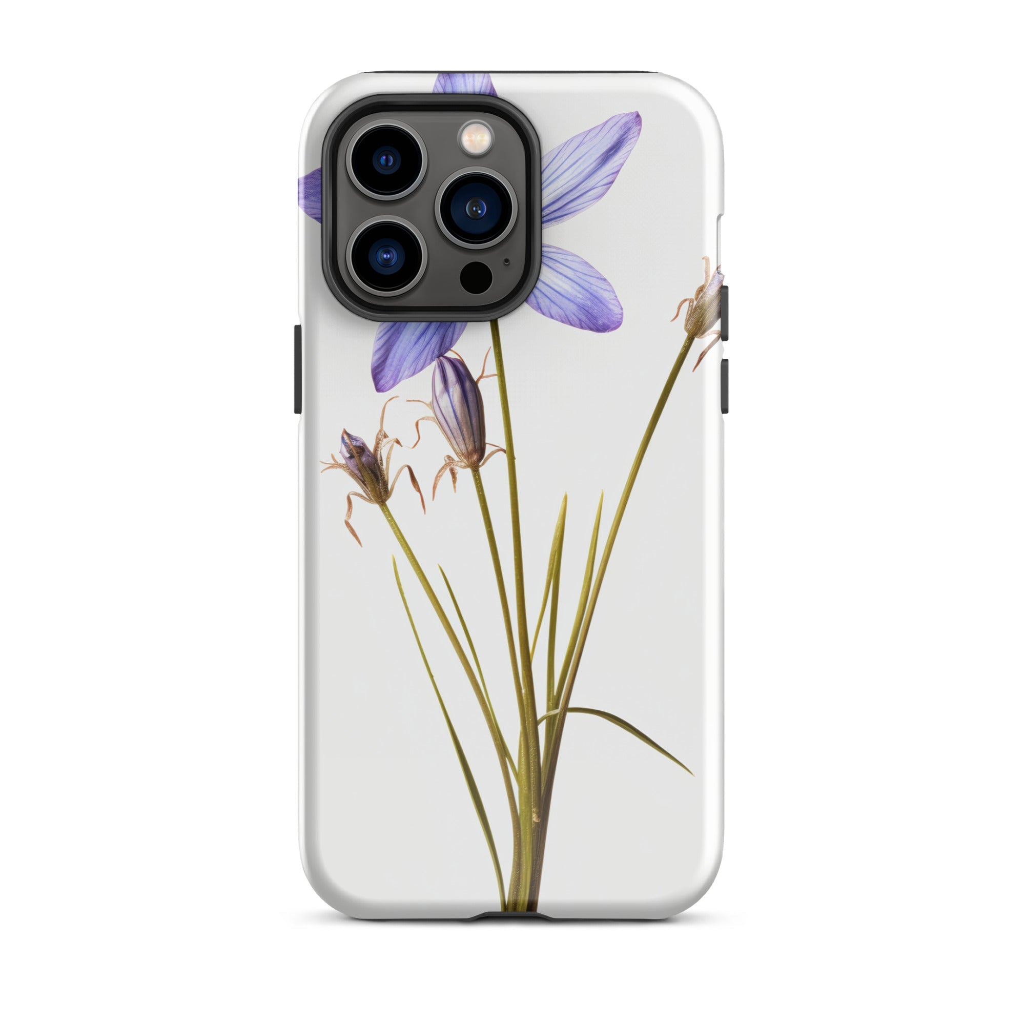 Blue-Eyed Grass Flower iPhone Case by Visual Verse - Image 29