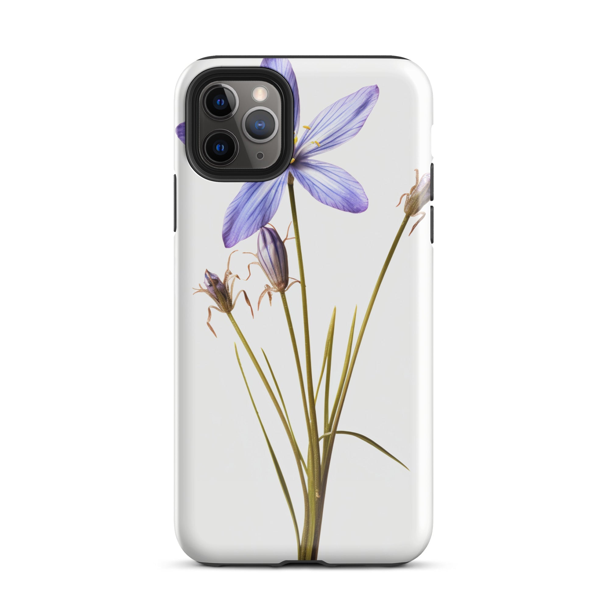 Blue-Eyed Grass Flower iPhone Case by Visual Verse - Image 5