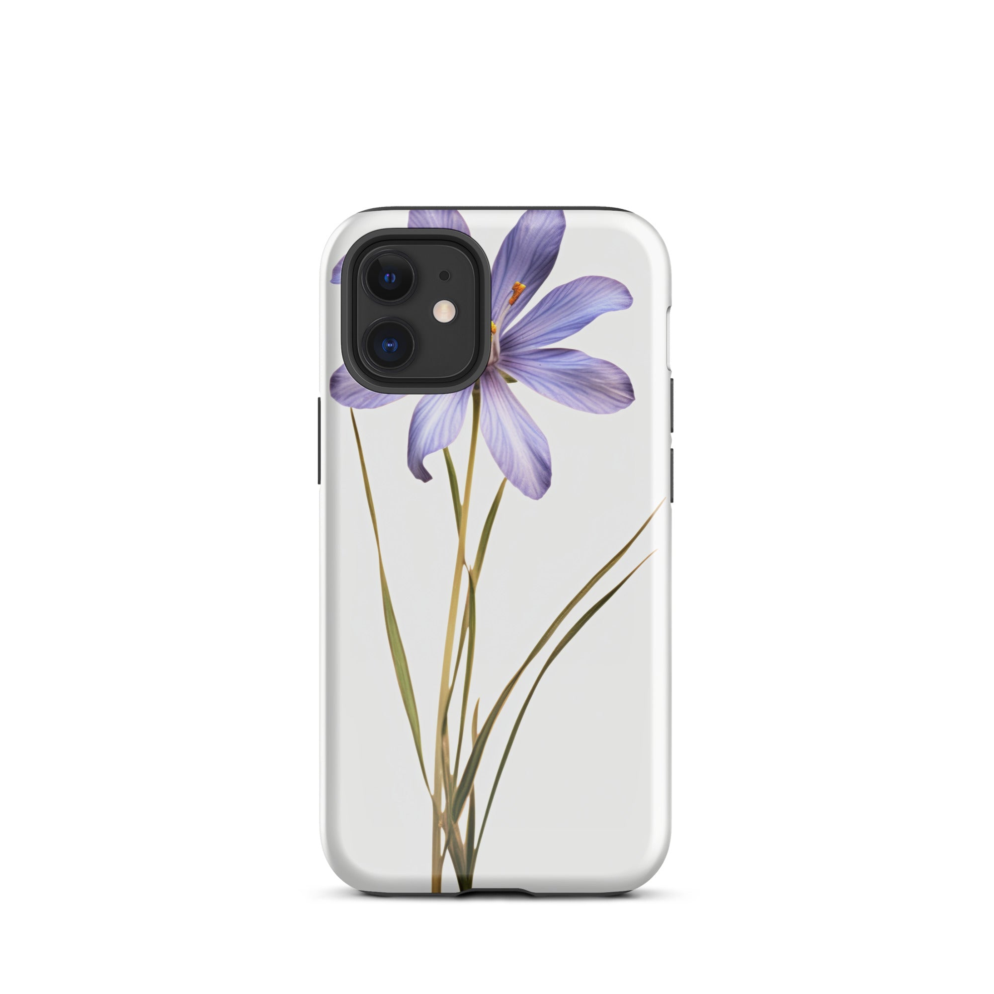 Blue Eyed Grass Flower iPhone Case by Visual Verse - Image 7
