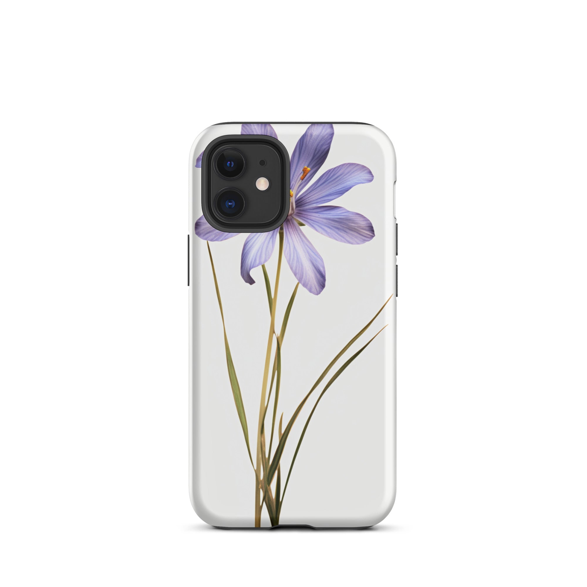 Blue Eyed Grass Flower iPhone Case by Visual Verse - Image 8