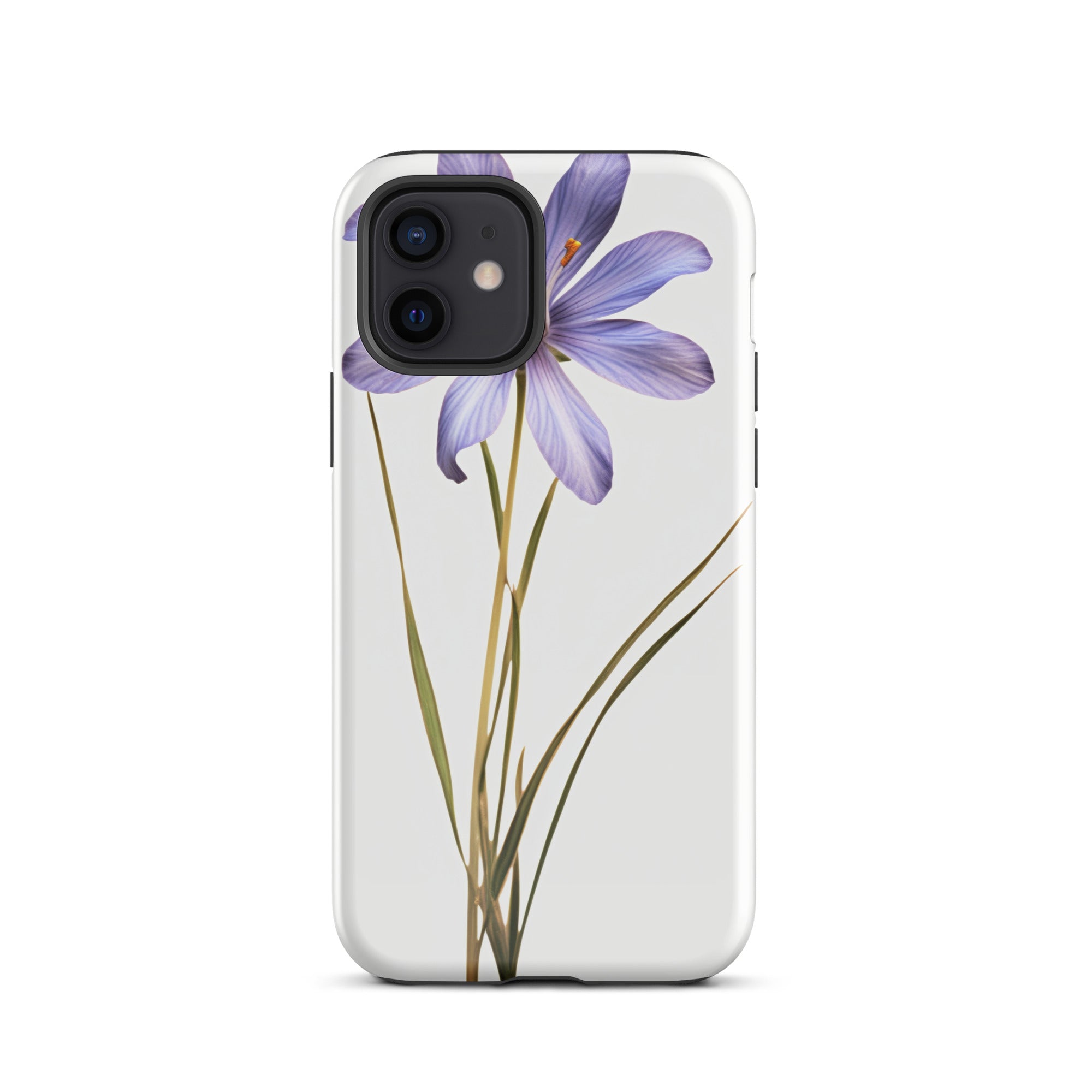 Blue Eyed Grass Flower iPhone Case by Visual Verse - Image 9