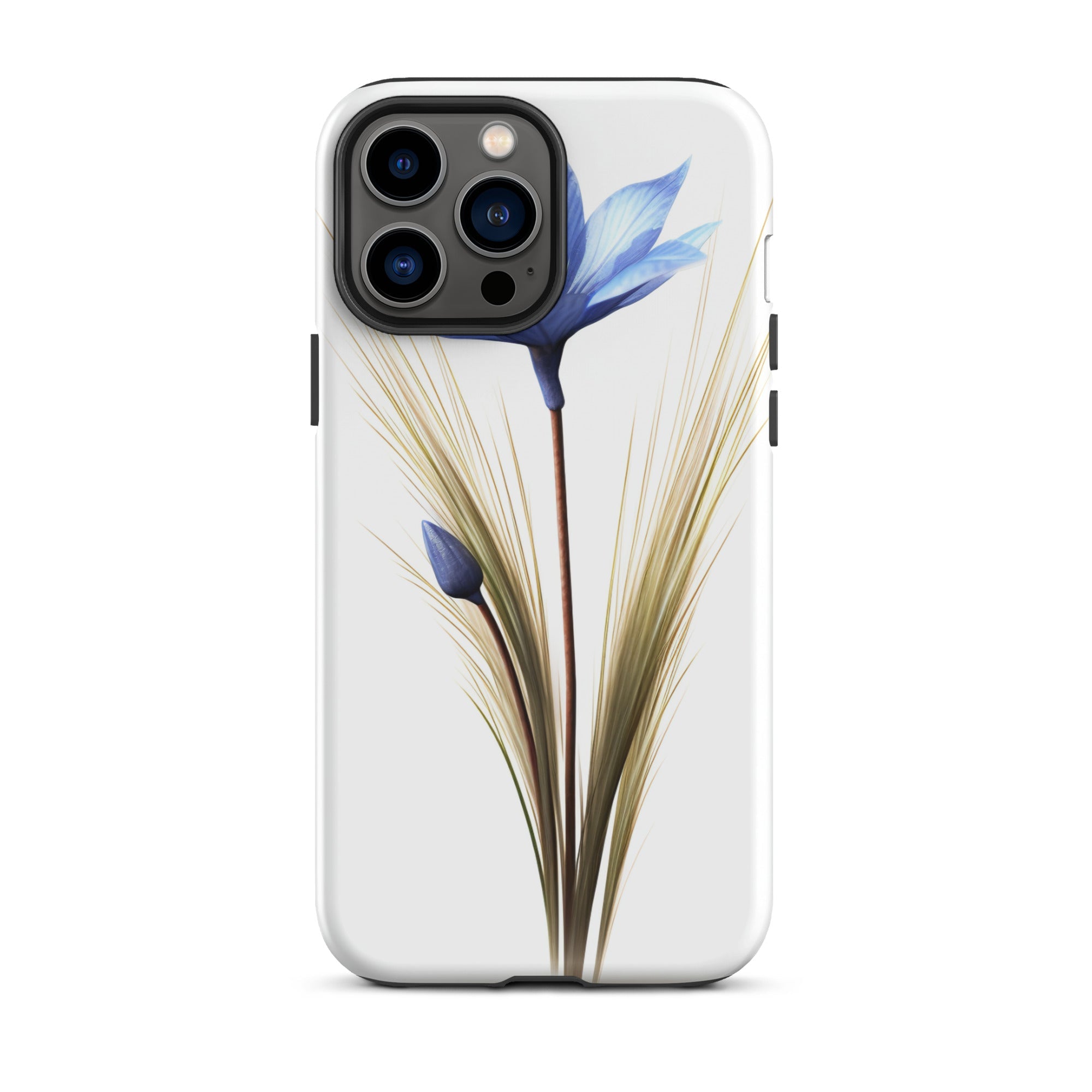 Blue Fescue Flower iPhone Case by Visual Verse - Image 22