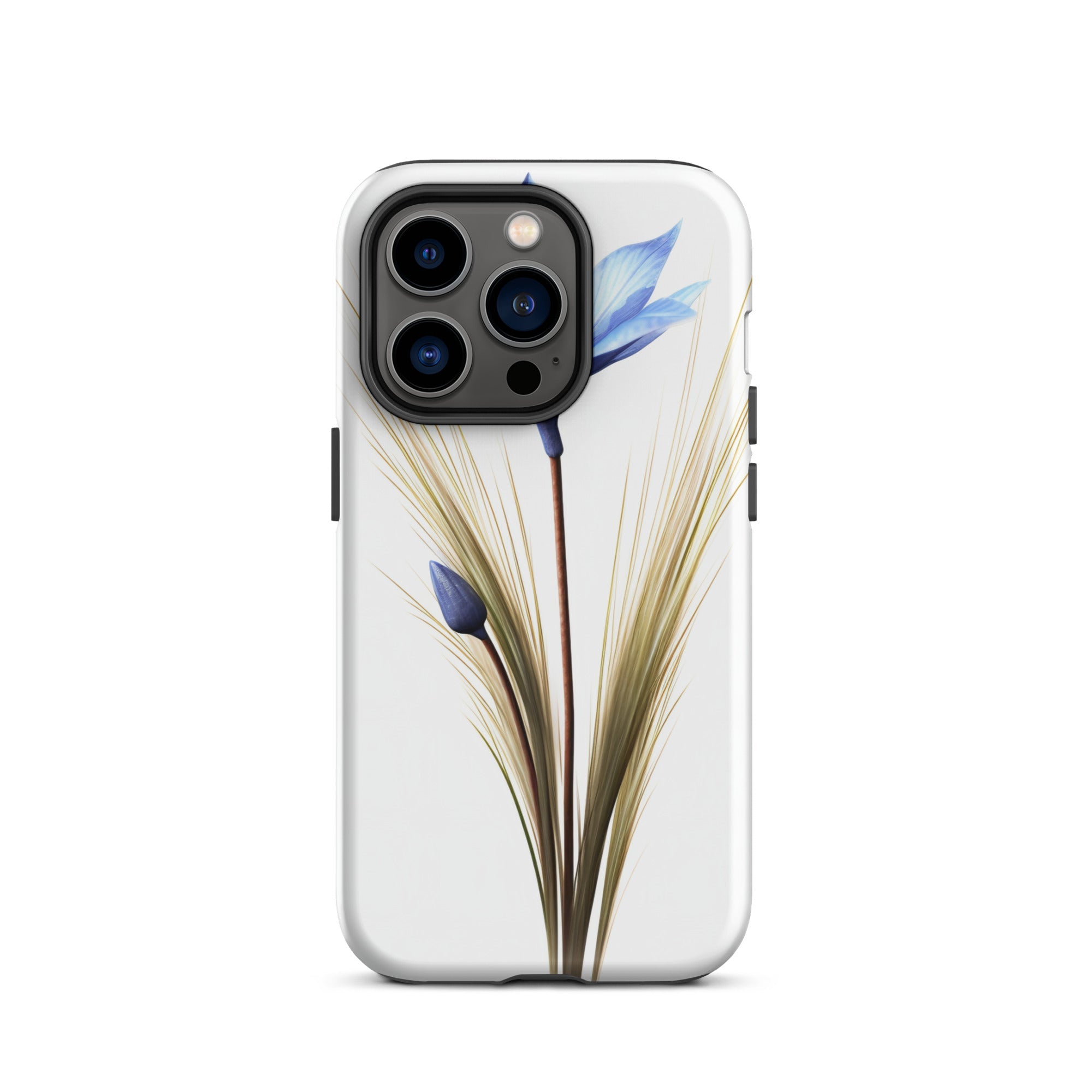 Blue Fescue Flower iPhone Case by Visual Verse - Image 28