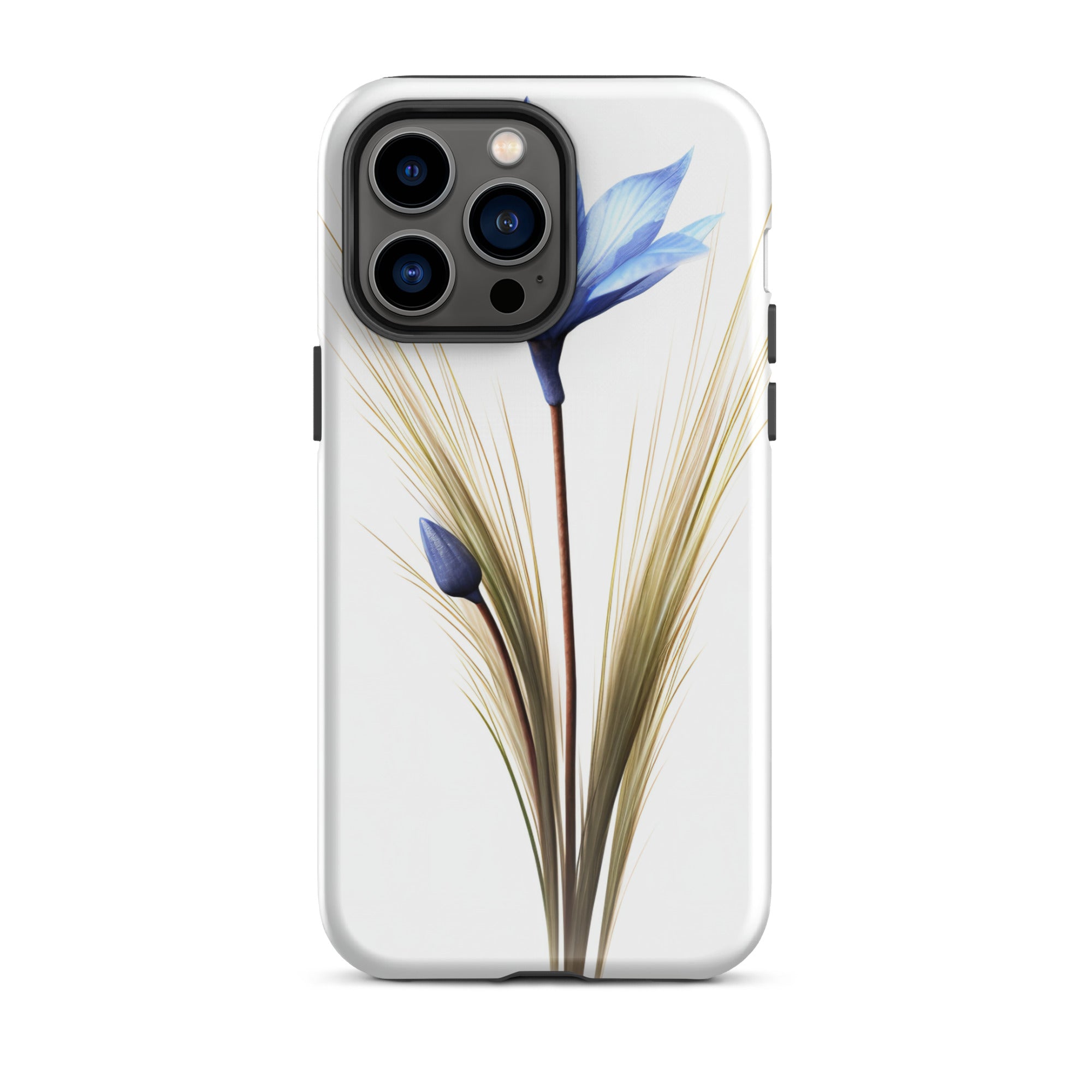 Blue Fescue Flower iPhone Case by Visual Verse - Image 29